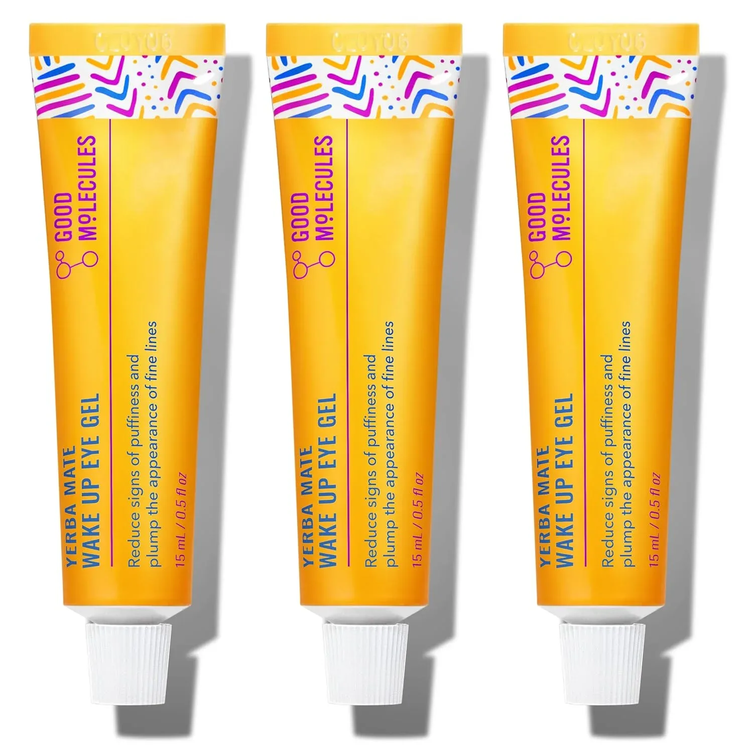 Gel contorno de ojos Good Molecules Yerba Mate Wake Up Pack 3 x 15 ml