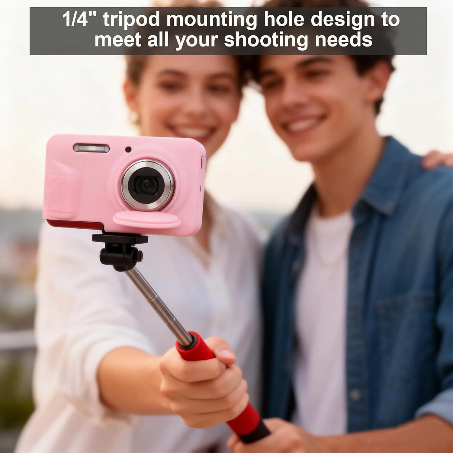 Case for Kodak PIXPRO FZ55 Camera, Kodak FZ55 Accessories - Pink