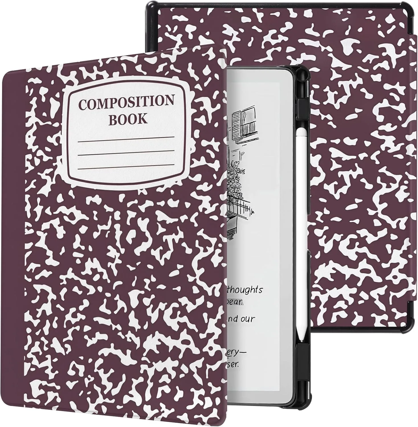 CoBak Slim Case for TCL 11" Device with Auto Sleep Wake, Pen Holder