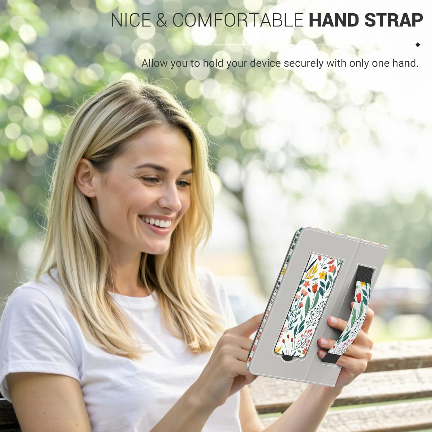 Moko Universal Case for 6 inch eReaders&Tablets, Flowers