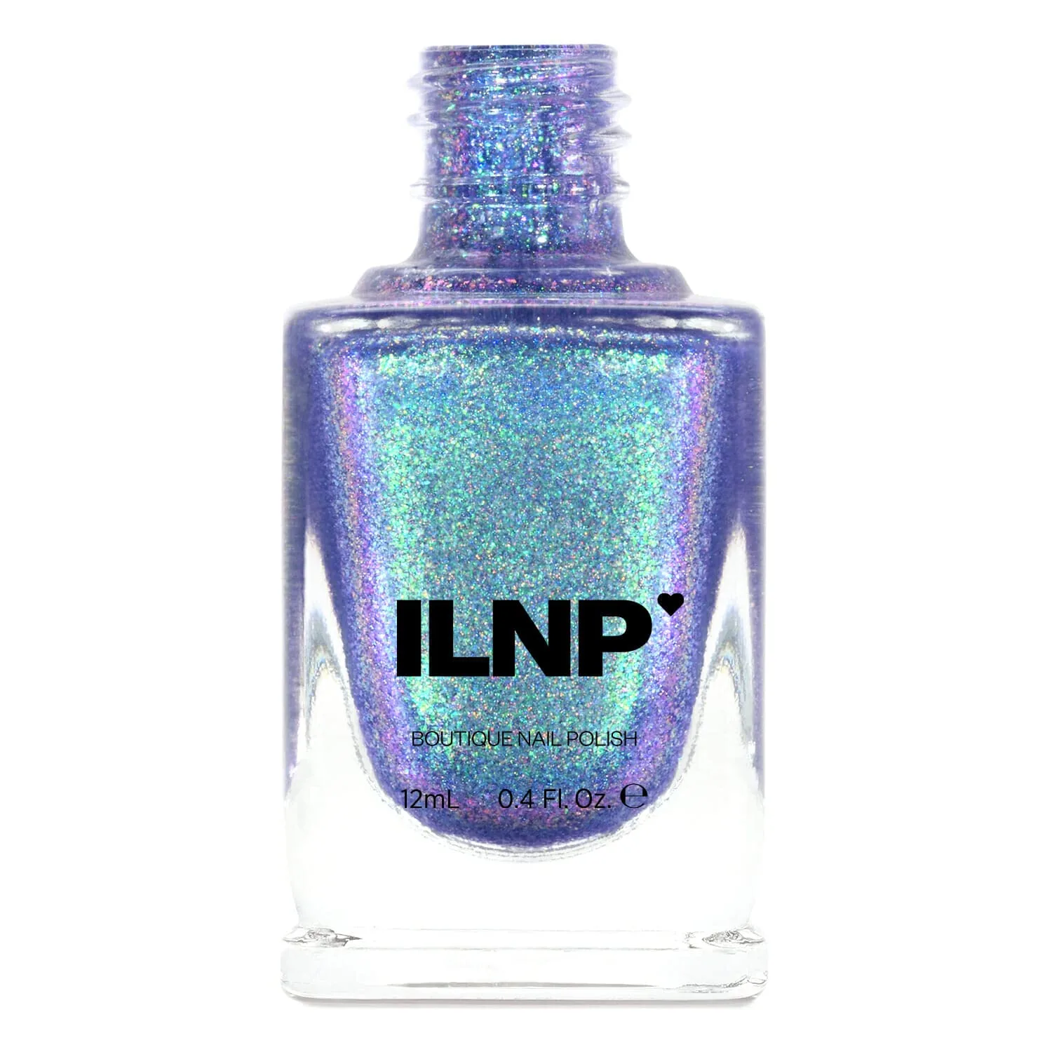 ILNP Drive-In - Iridescent Deep Purple Holographic Jelly Nail Polish