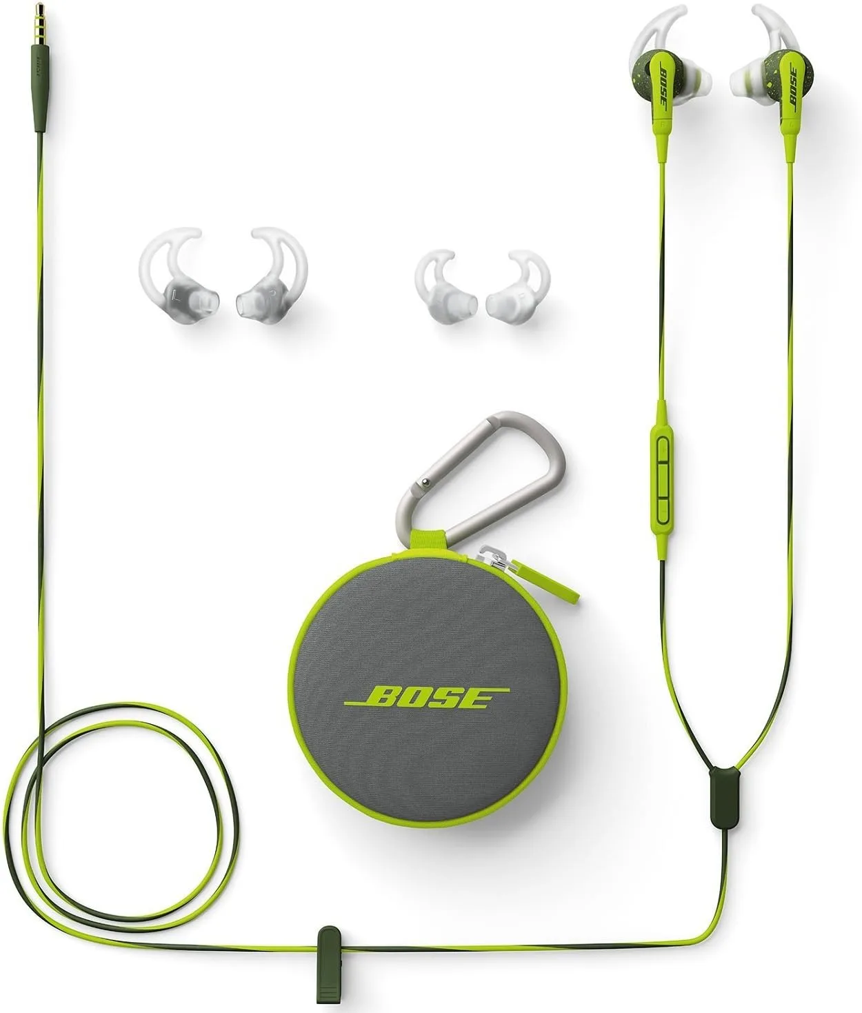 Bose SoundSport In-Ear Headphones For Apple Devices (741776-0030) - Energy Green (Renewed)