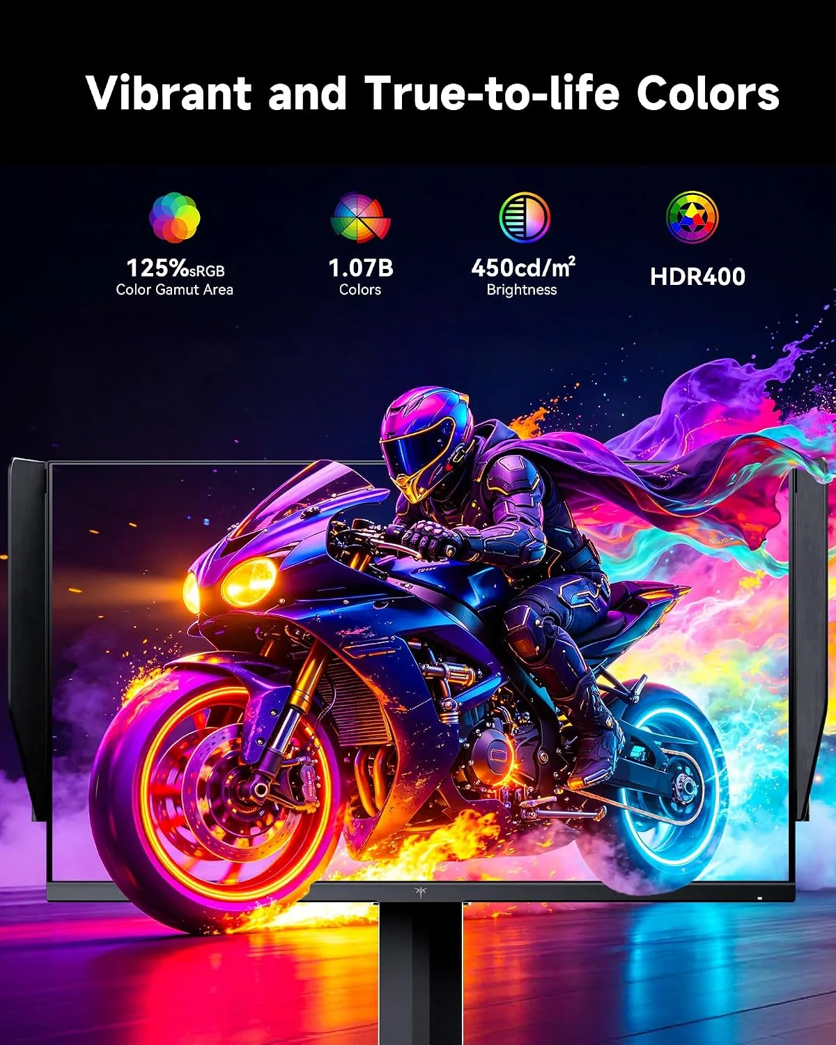 KTC 24 Inch Gaming Monitor, 2K 240Hz (oc 260Hz) Monitor Fast IPS, 24M1