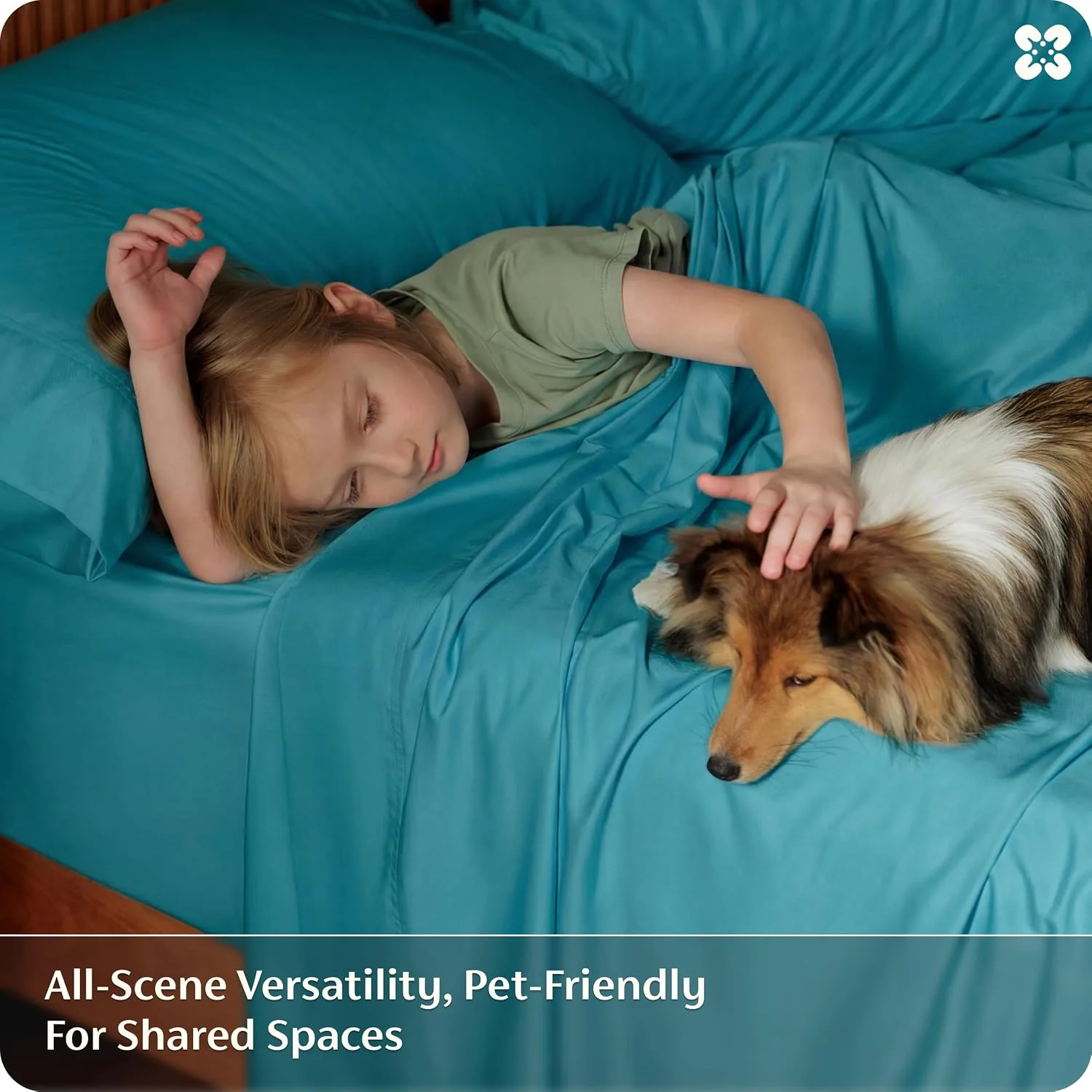 Bedsure PureWoven 100% Rayon Derived from Bamboo, King Size Sheets Set