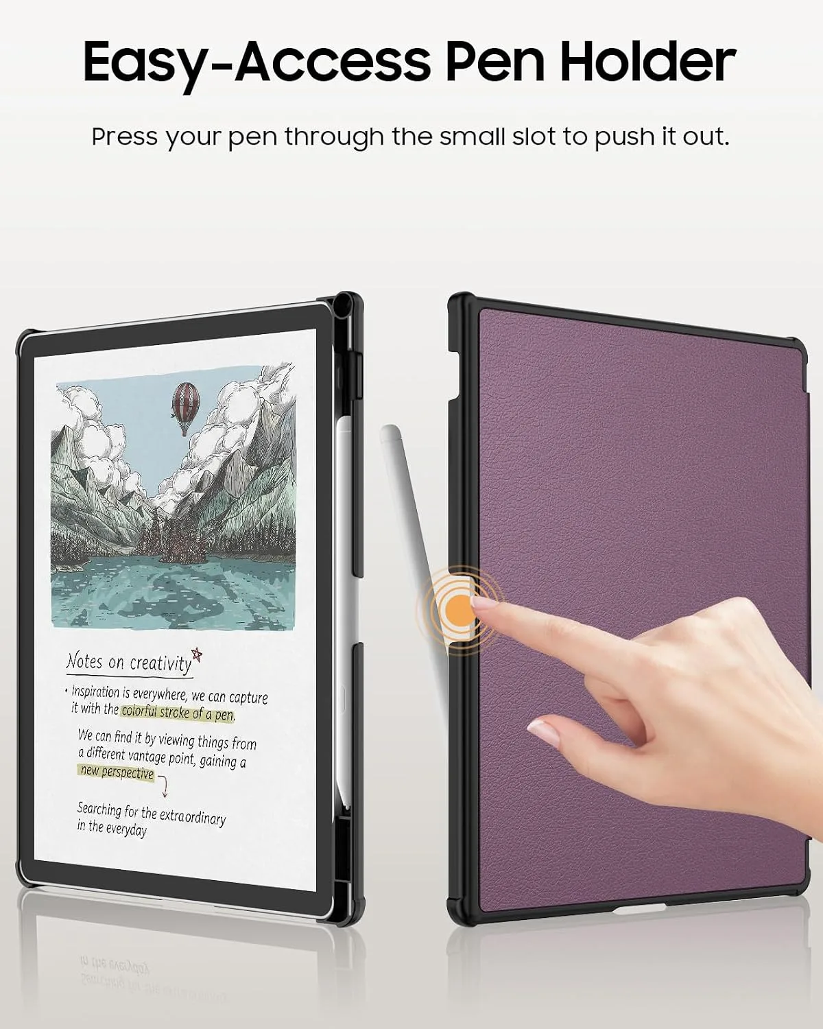 Fintie Slim Case for 11" Kindle Scribe 3rd Gen 2025 & Colorsoft, Purple