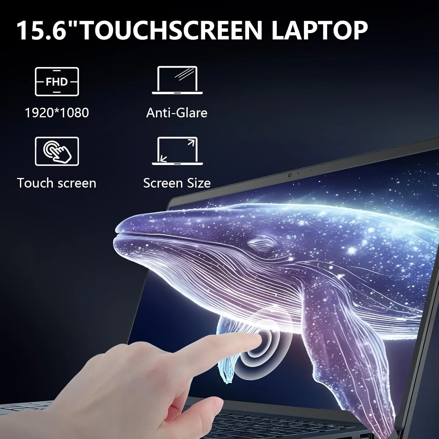 Dell 15.6 Touchscreen Laptop, Intel i5-1334U, 32GB DDR5 1TB SSD