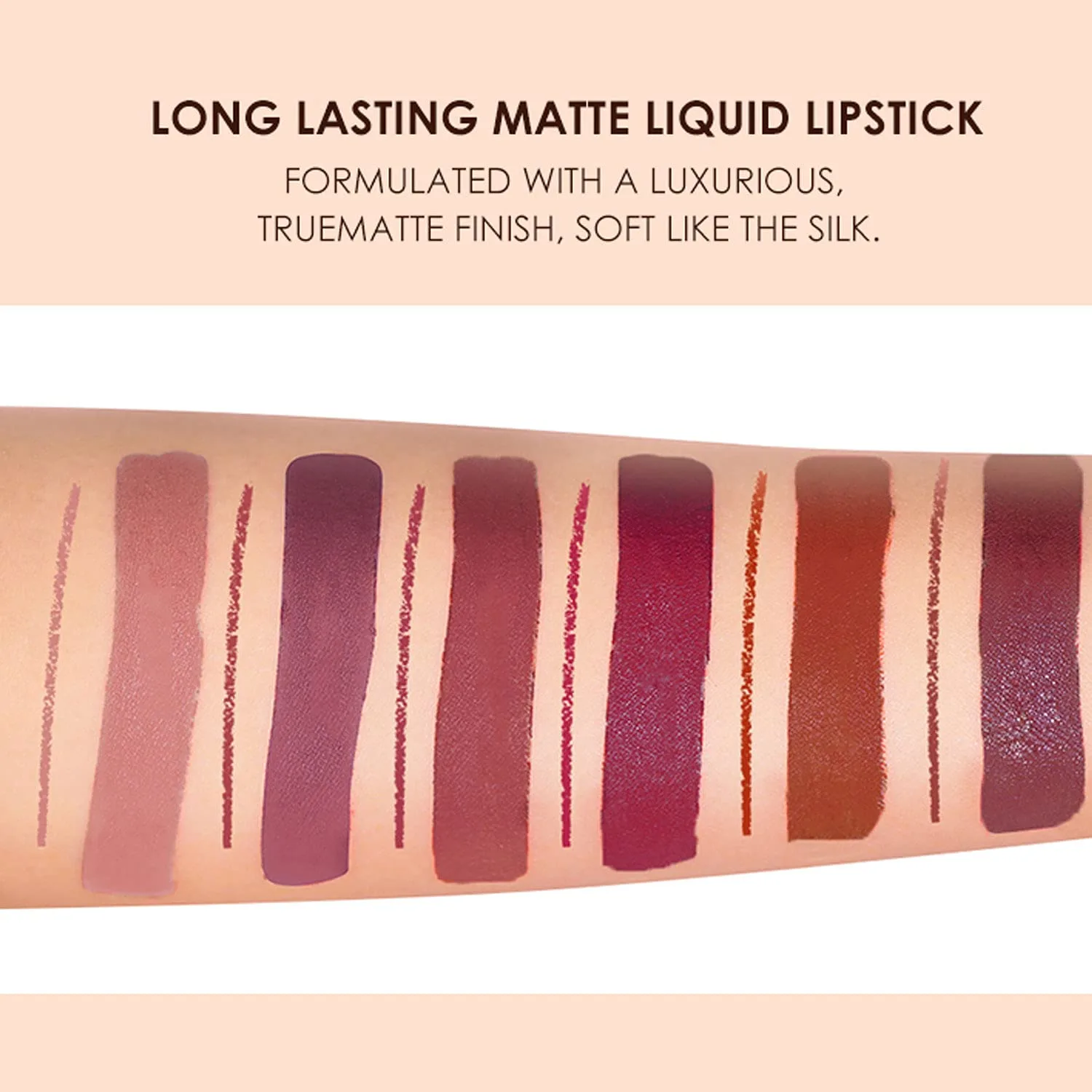 12Pcs Matte Liquid Lipstick and Lip Liner Set, Lip Makeup Combo (Set A)