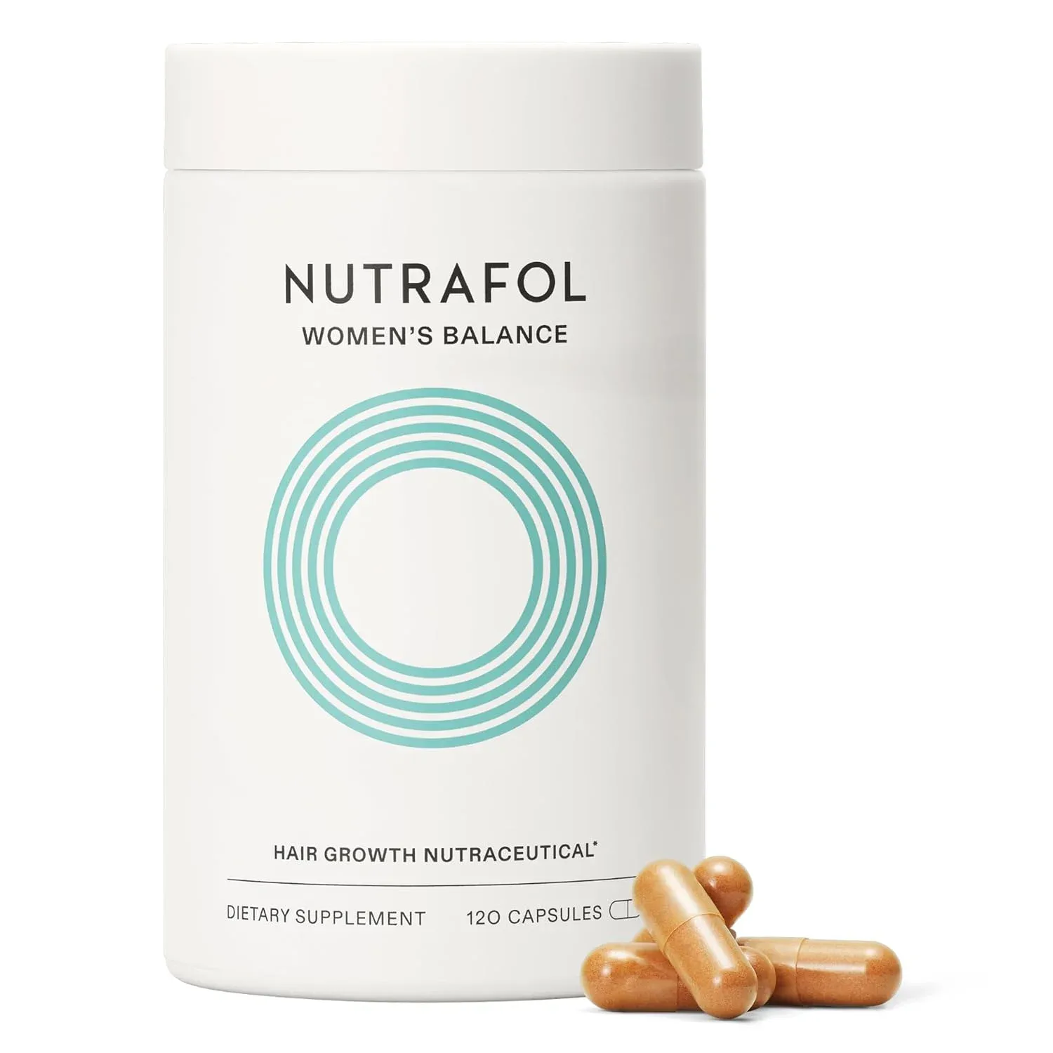 Suplemento Nutrafol Women's Balance para crecimiento capilar, mayores de 45 años