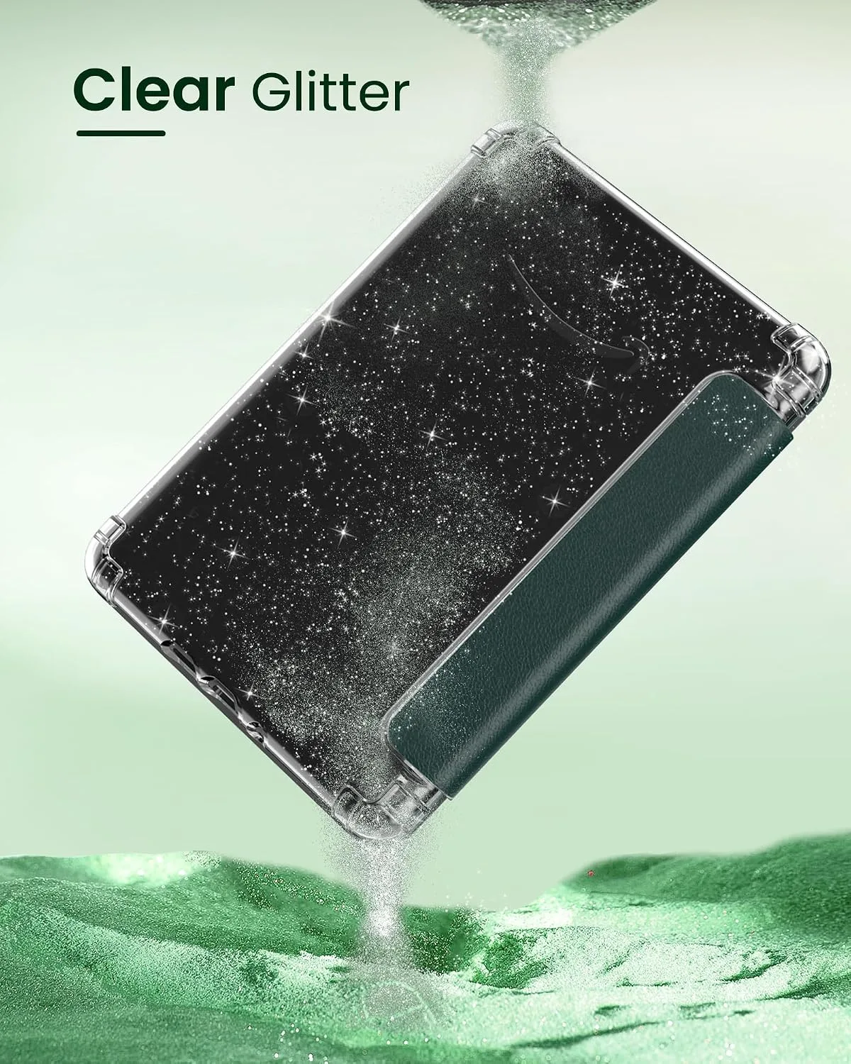 MoKo Case for 7" Kindle Paperwhite 12th Gen & Colorsoft, Midnight Green