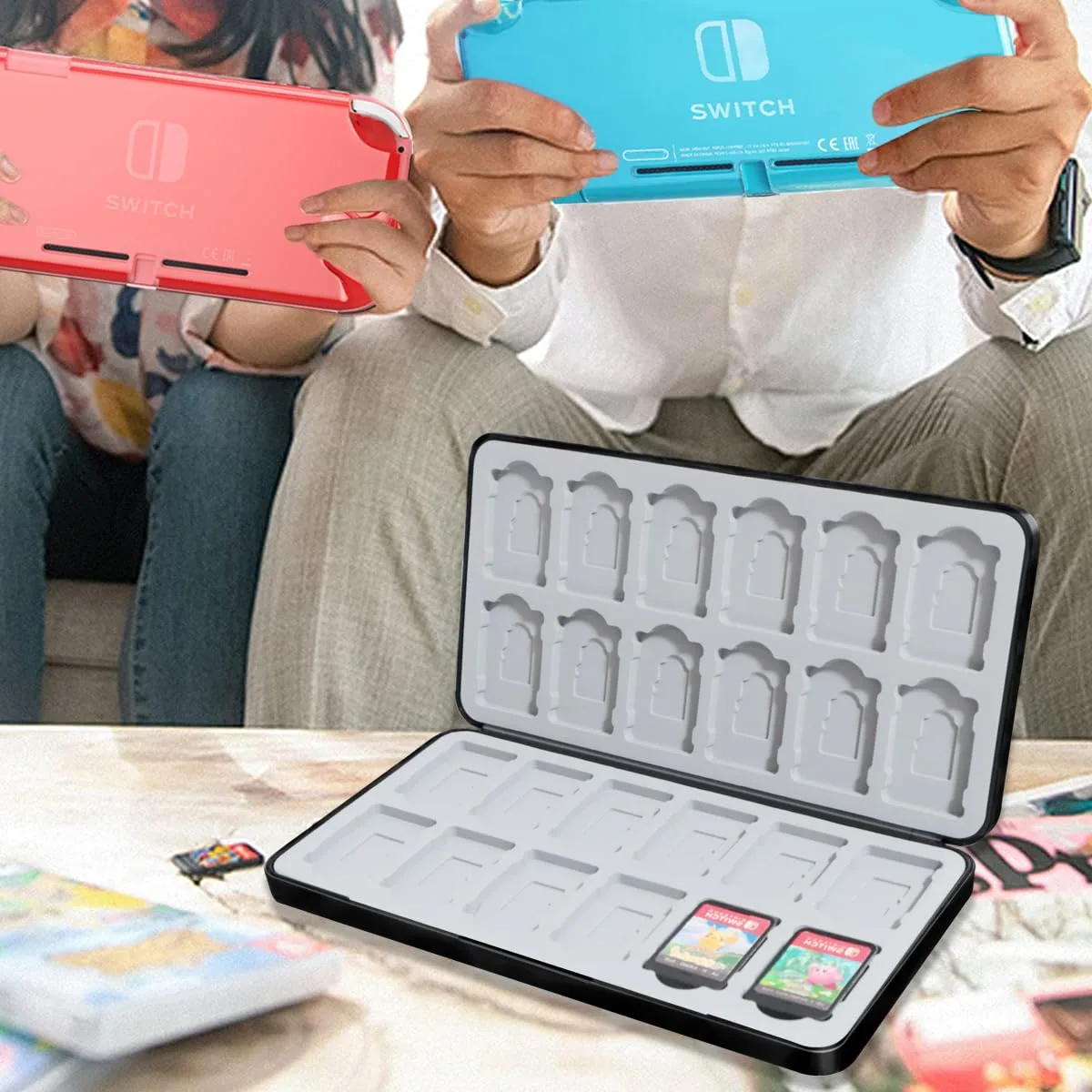 Game Case for Nintendo Switch/Switch 2/OLED/Lite, Portable Switch Game Case