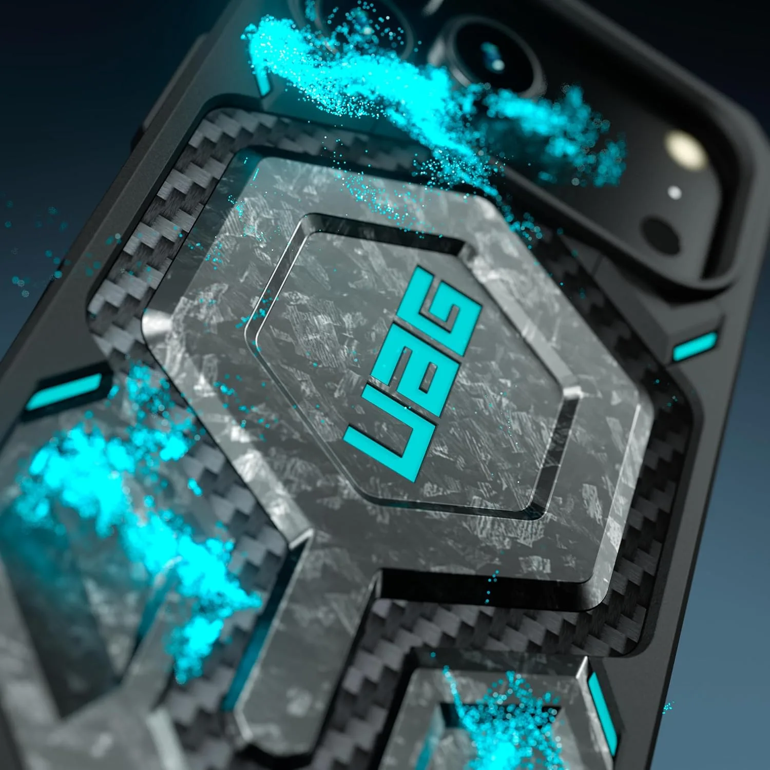 UAG Monarch Pro for iPhone 18 Pro Max Case/17 Pro Max Case, Forged Carbon