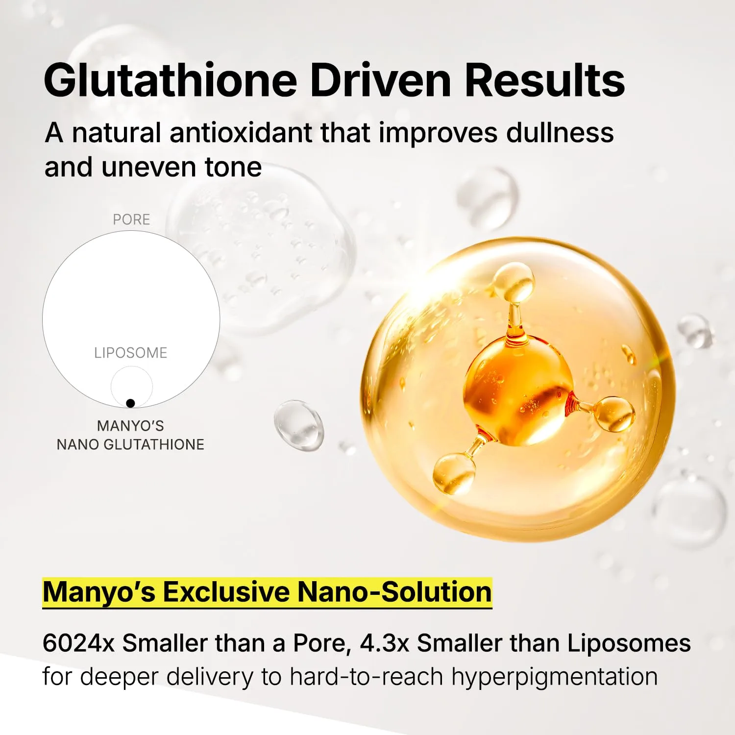 ma:nyo MANYO Glutathione 7 Dark Spot Serum Patch, for Uneven Skin Tone, 30 Count