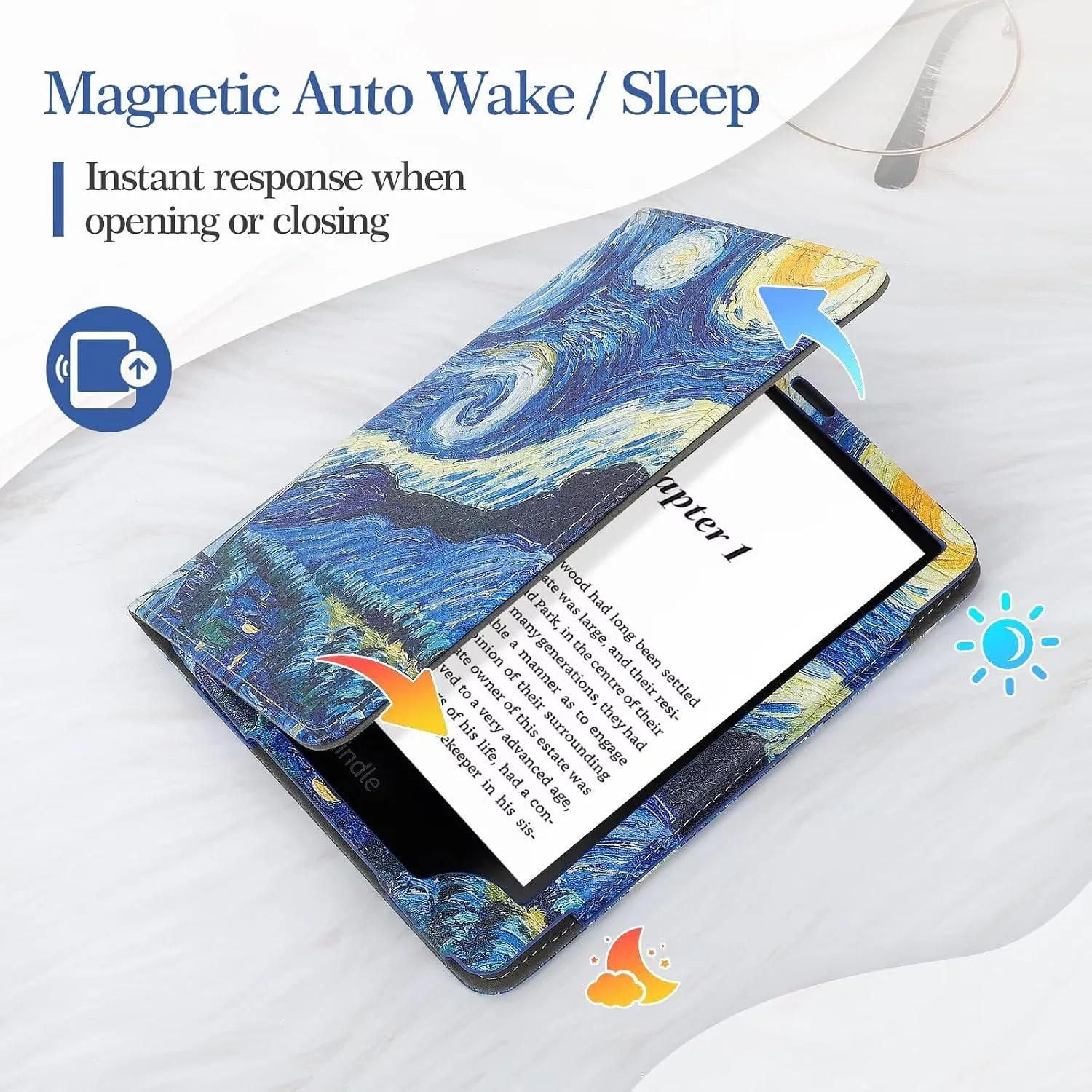 Case for 6" Kindle Paperwhite (10th/7th/6th/5th Generation), Starry
