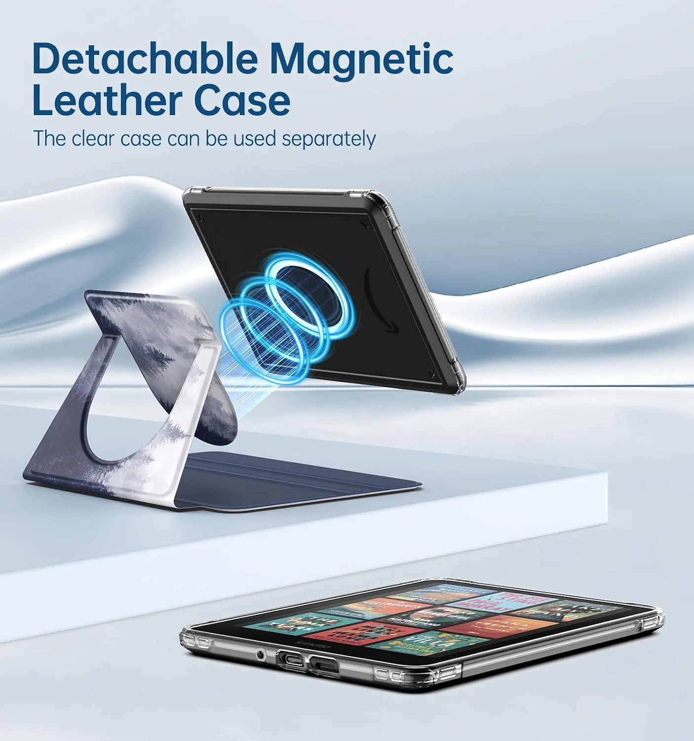 MoKo 360°Rotating Case for 7" Kindle Paperwhite 12th Gen 2024 & Colorsoft