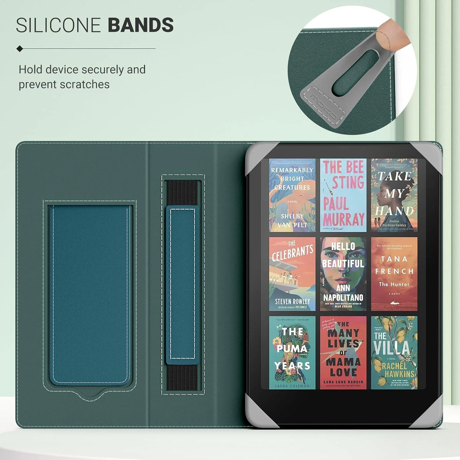 MoKo Universal Case for 6.8,7 Inch Paperwhite eReaders&Tablets, Turquoise