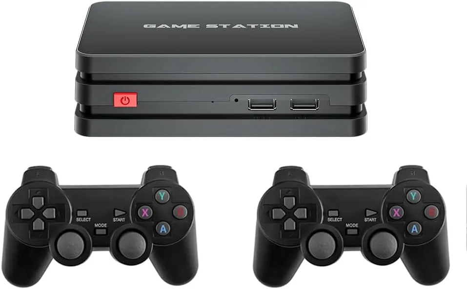 Mini Arcade Game Console Full HD Video Games Box 10000 Games with Two Cable Gamepads
