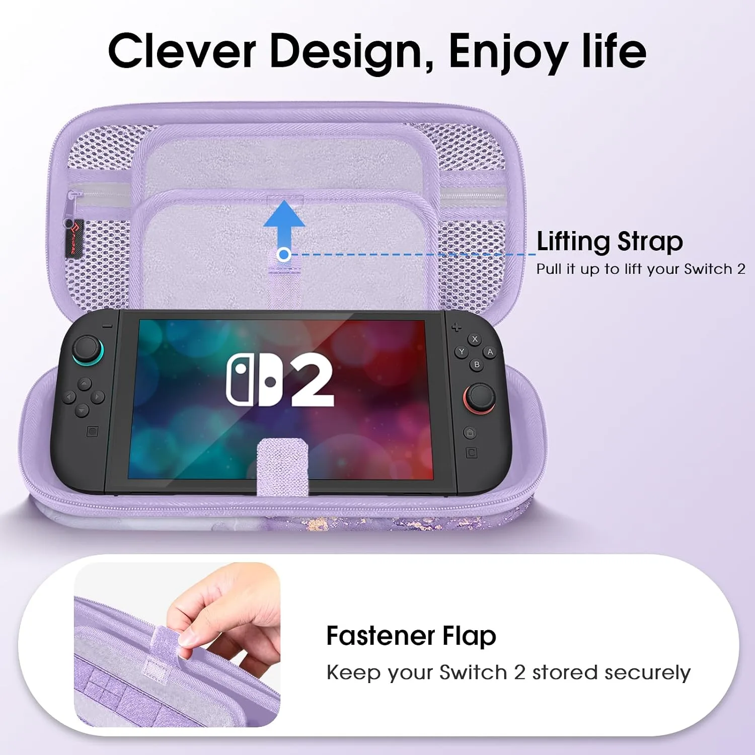 FINTIE Shockproof Carrying Case for Nintendo Switch 2 (2025)