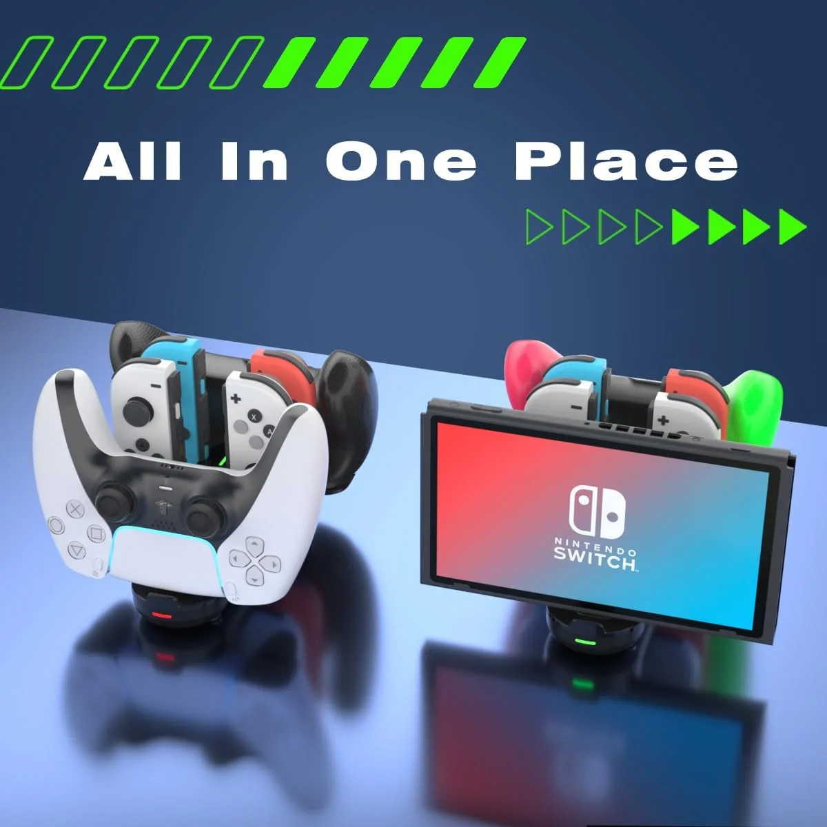 Switch Controller Charger for Nintendo Switch JoyCon/Pro /PS5 Controller
