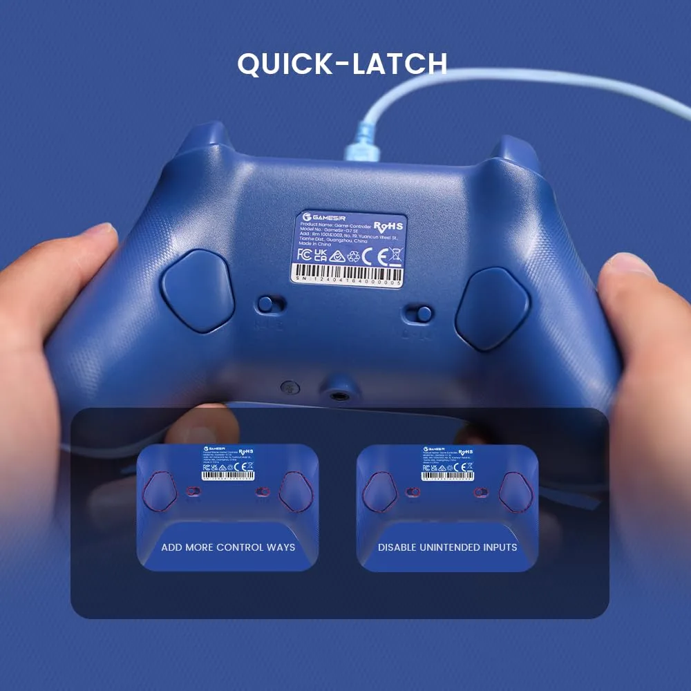 GameSir G7 SE Wired Controller for Xbox Series X|S, Xbox One & Windows 10/11, Plug and Play Gaming Gamepad with Hall Effect Joysticks/Hall Trigger, 3.5mm Audio Jack (Blue)