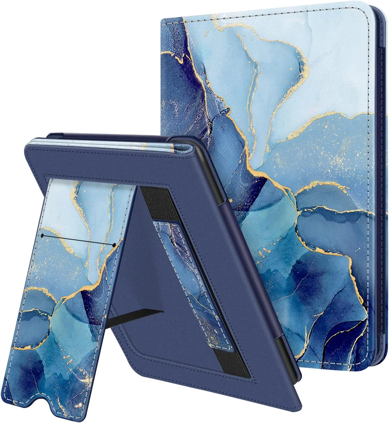 Fintie Stand Case for 6" Kindle 11th Generation 2024/2022, Ocean Marble