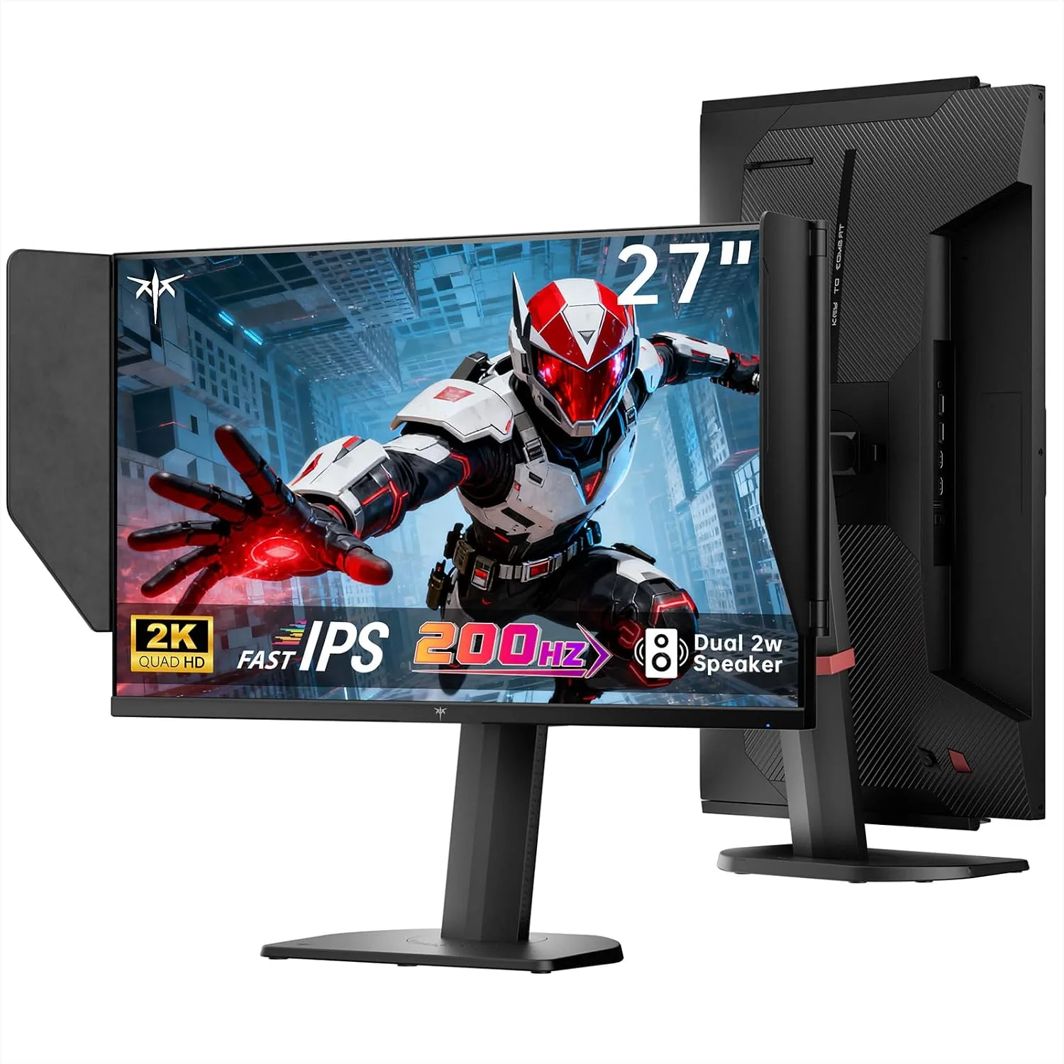 Monitor para gaming KTC 27M1 27 pulgadas 2K 210Hz con parlantes integrados