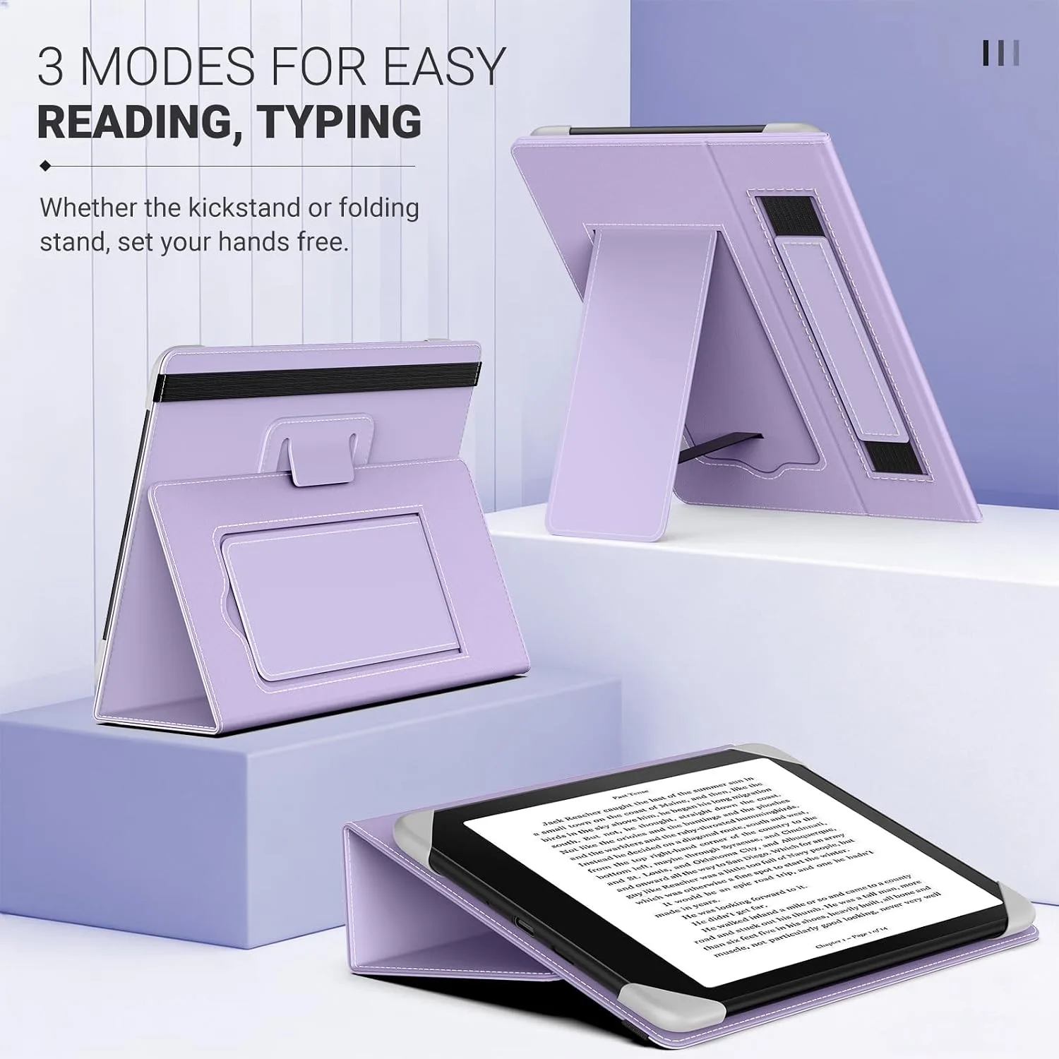 MoKo Universal Case for 6.8,7 Inch Paperwhite eReaders&Tablets, Taro
