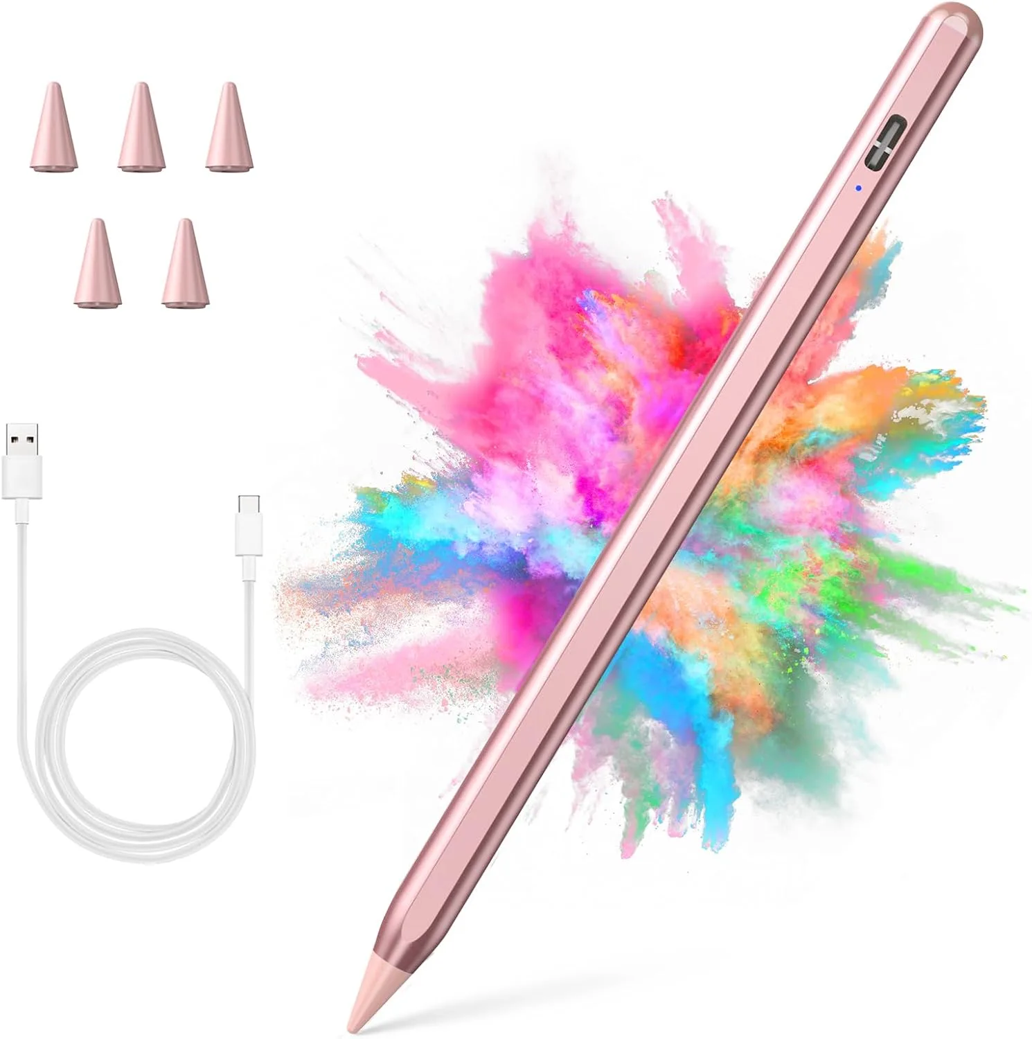 COO Stylus Pen for iPad Pro Air Mini 2018-2024, Palm Rejection Fast Charge