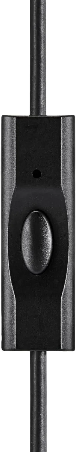 Amazon Basics Wired Earbuds with Microphone, in-Ear Headphones, USB-C, 4.2 ft Cable, S/M/L Ear Tips, Black