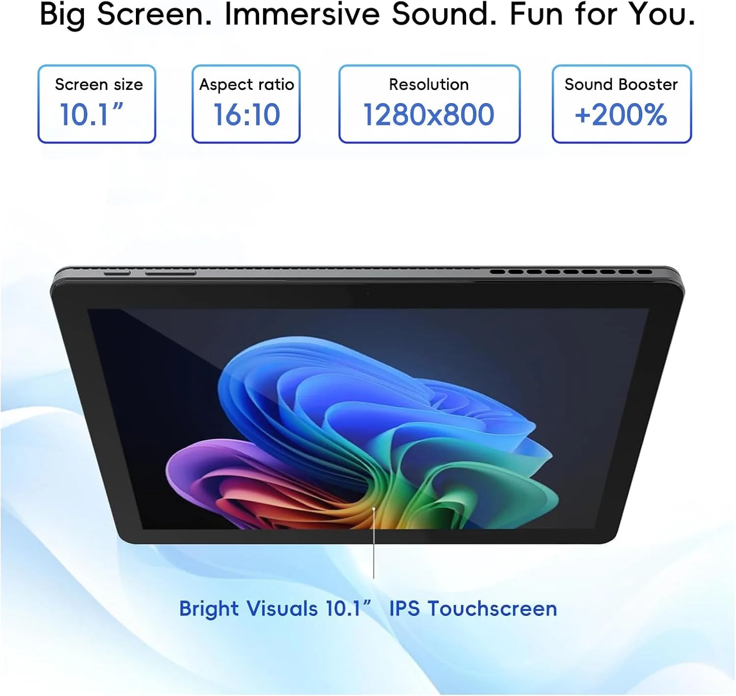 2-in-1 Laptop/Tablet, 10.1" FHD IPS Touchscreen, 8GB RAM 256GB SSD