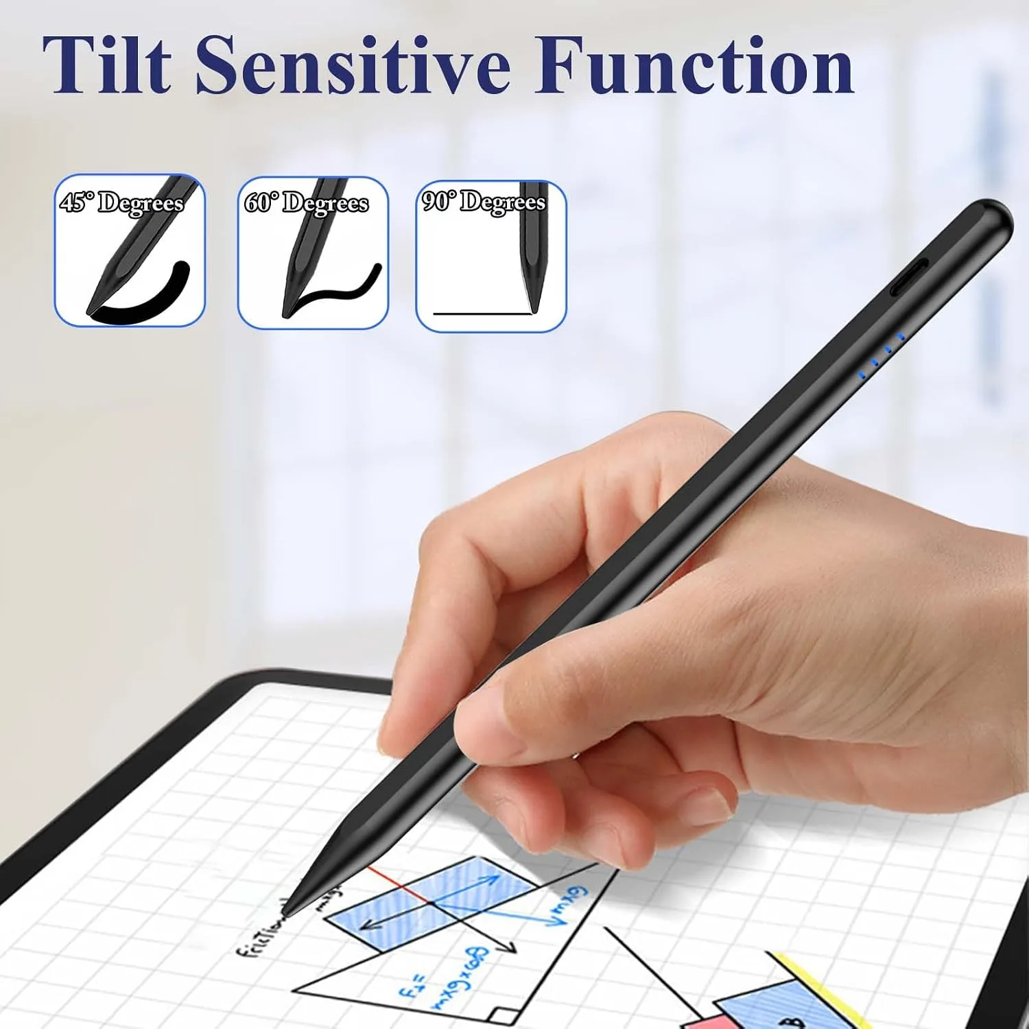 Kenkor Stylus Pen for iPad 2018-2026, 20Mins Fast Charge for Apple Pencil
