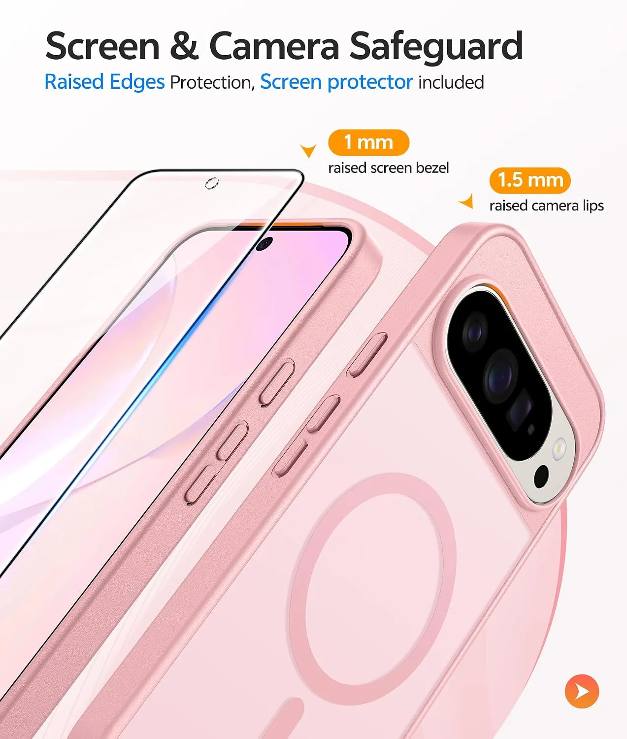 FNTCASE for Google Pixel 10 Pro XL / Pixel 9 Pro XL Case, Fit for Magsafe