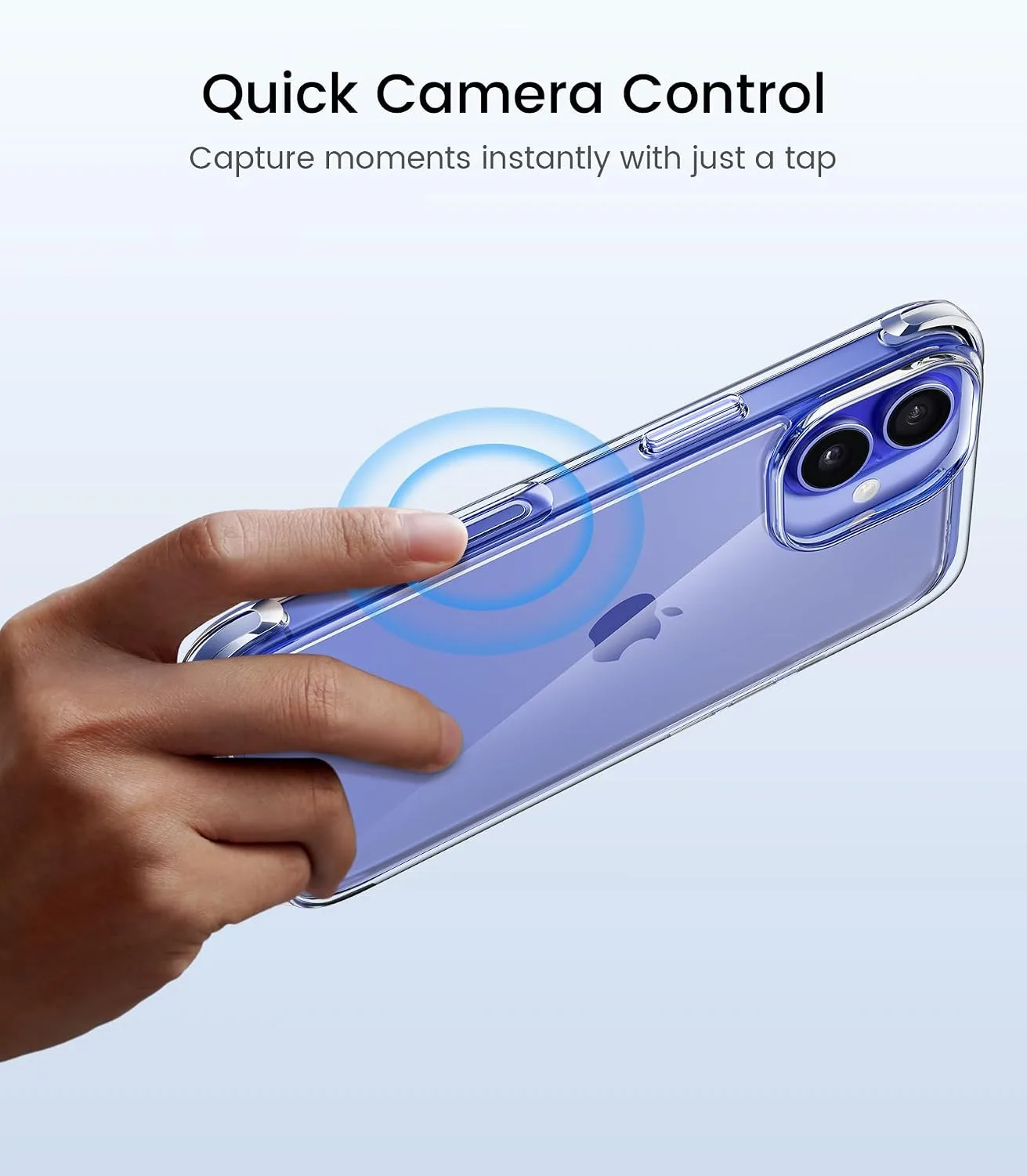 Mkeke for iPhone 16 Case Clear [Not Yellowing]