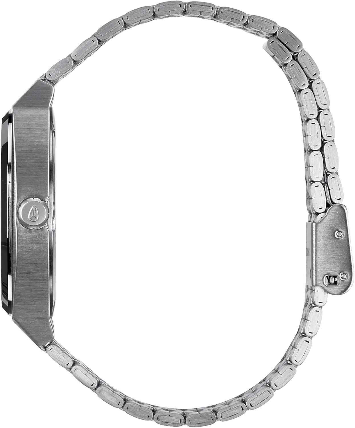 NIXON Time Teller A045 - 100m Water Resistant Men's Analog Fashion Watch (37mm Watch Face, 19.5mm-18mm Stainless Steel Band)