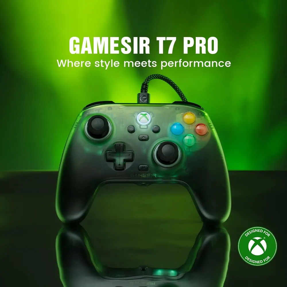 GameSir T7 Pro Wired XBOX Controller, Hall Effect, RGB, Trigger Stops, PC