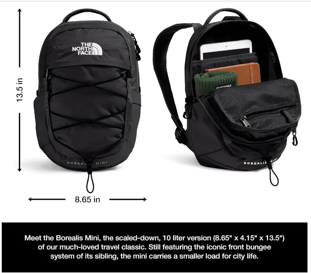 The North Face Borealis Mini Backpack, TNF Black/TNF Black-NPF, One Size