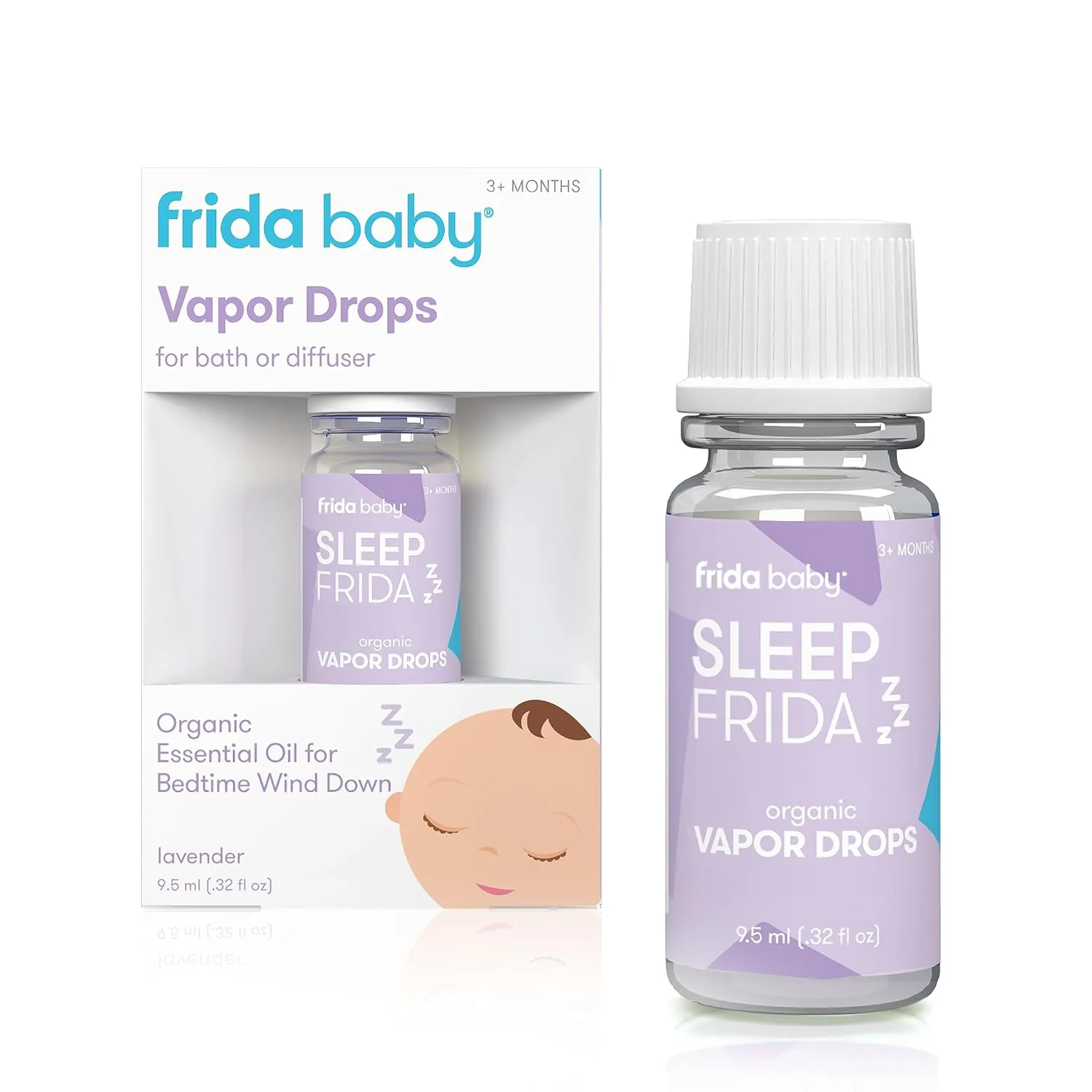 Frida Natural Sleep Vapor Bath Drops, Lavender Essential Oil, Relaxing