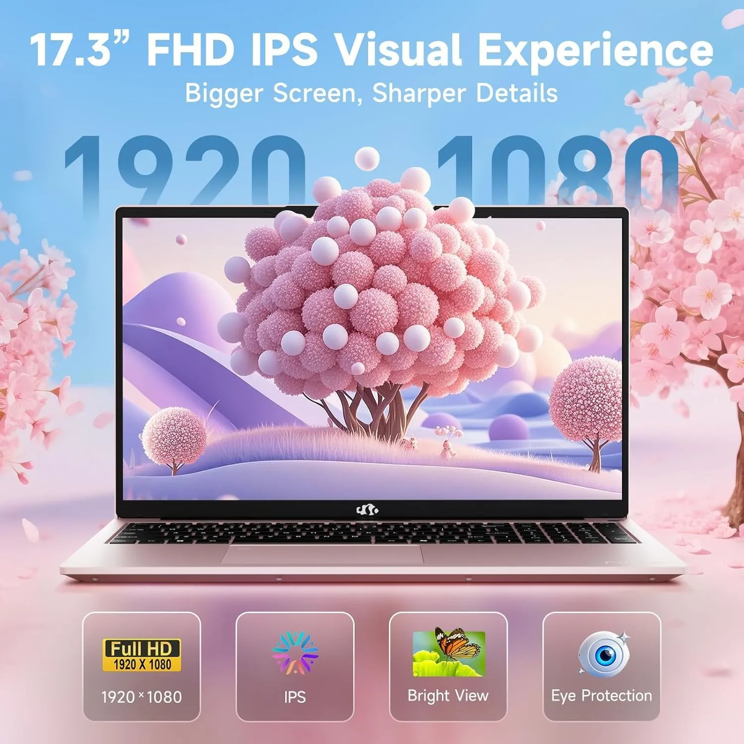 NIMO 17.3" FHD AI Creator Laptop, 6-Core AMD Ryzen 5 32GB 5600MHz 1TB SSD