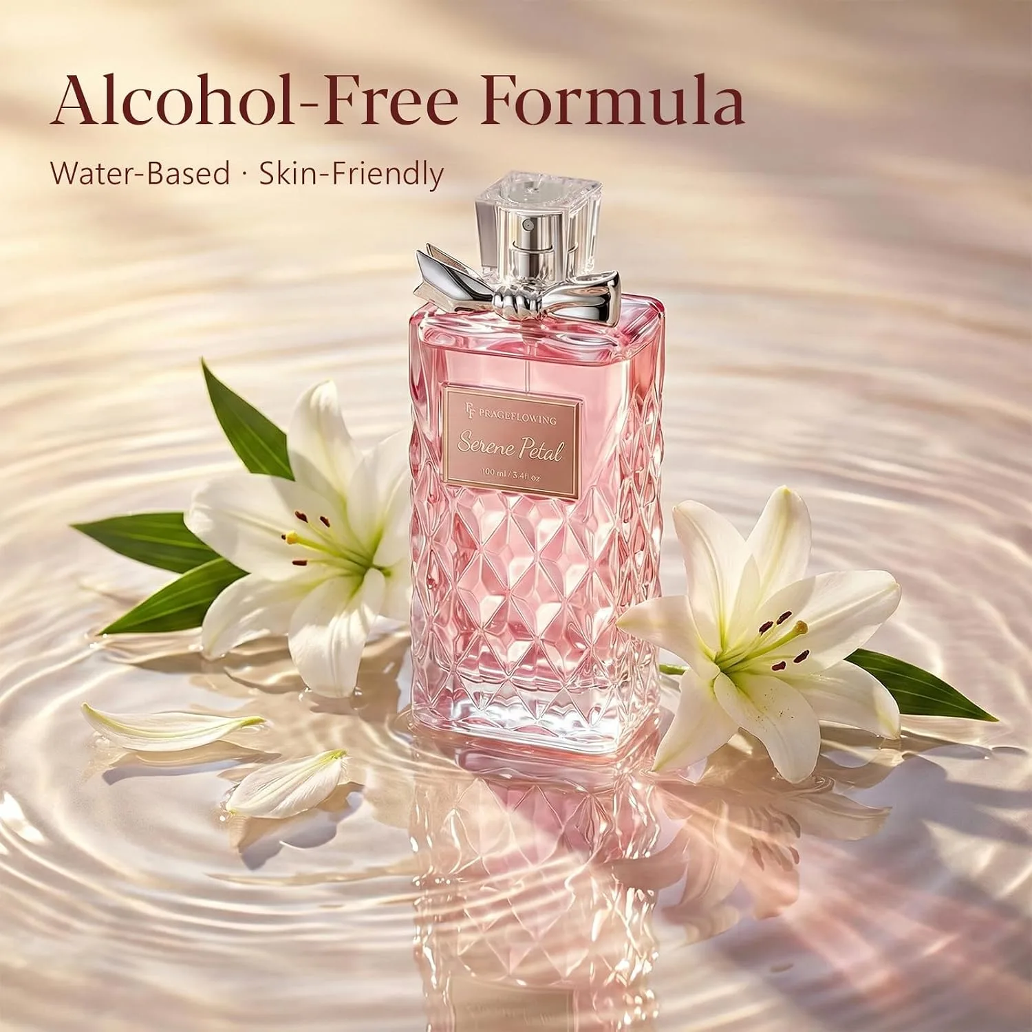 Perfume for Women, Alcohol-Free Long-Lasting Floral Fragrance, 3.4 fl oz