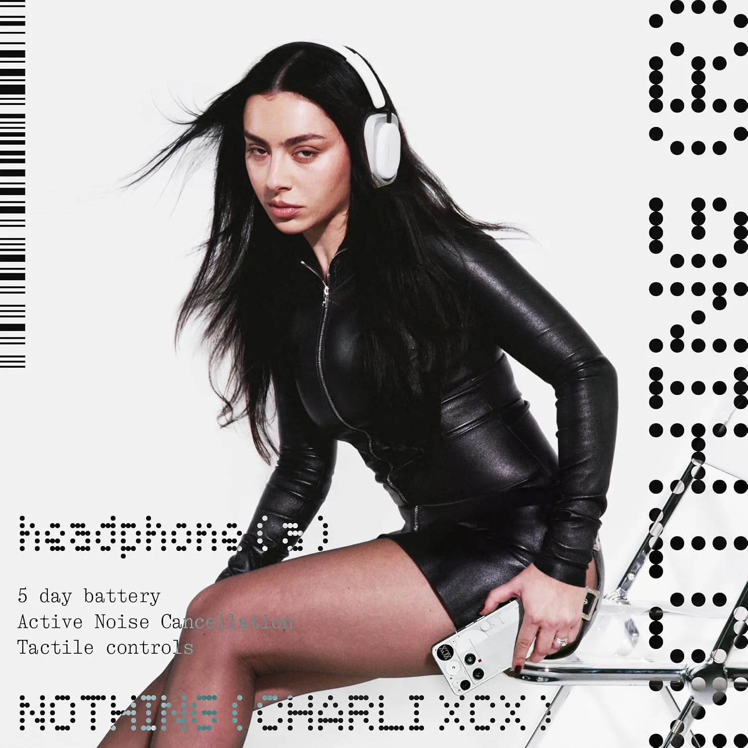 Nothing Headphone (a) 2026 New, Adaptive Active Noise Cancelling Headphones, Wireless Over Ear Bluetooth 5.4 ANC Headset with LDAC Hi-Res, 5 HD Mics Ultra Bass via APP, 135 Hours Playtime, Pink