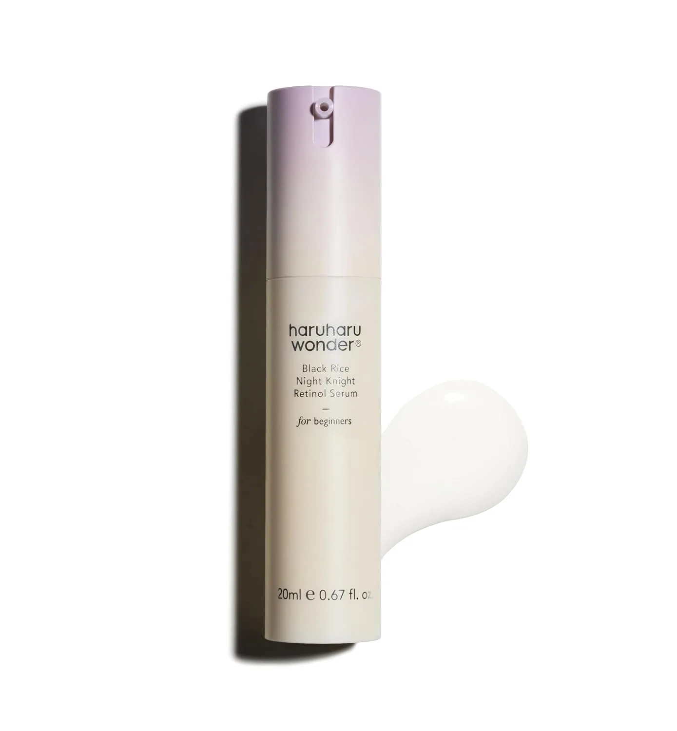 HARUHARU wonder Black Rice Night Knight Retinol Serum, 0.67 fl. oz, Firming