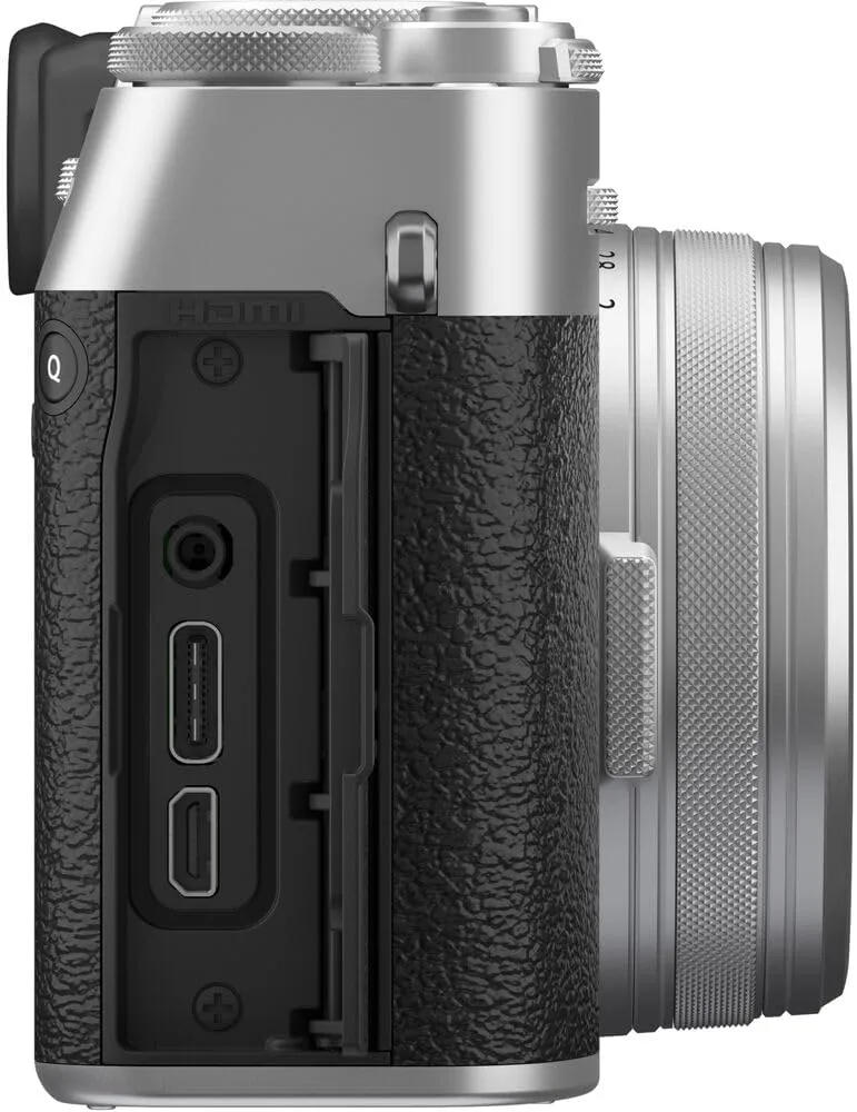 FUJIFILM X100VI Point & Shoot Camera (Silver) & Case (16821822) Bundle