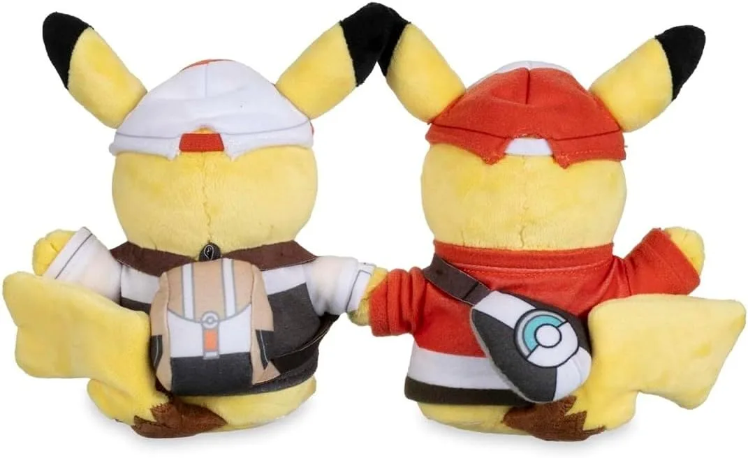 Pokémon Center: Kanto Region Paired Pikachu Poké Plush