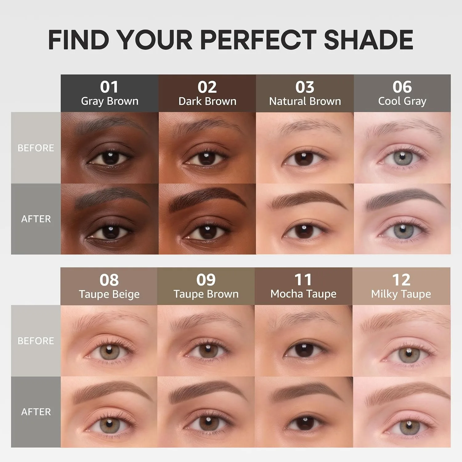 PERIPERA Speedy Skinny Brow (02 Dark Brown),1.5mm Precise Eyebrow Pencil, Dual-Sided Fine Tip Shades, Define Fills Brow Make up, K Beauty, Korean Make-up, Safe for Sensitive Skin