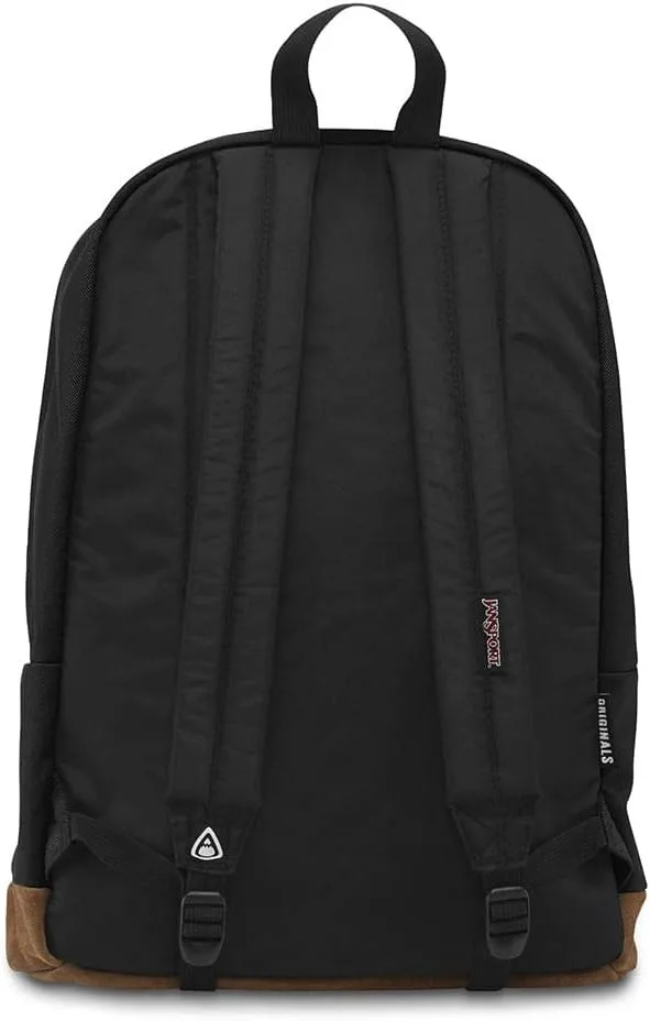 JanSport Right Pack Backpack - Durable Daypack with Padded 15" Laptop Sleeve, Spacious Main Compartment & Integrated Water Bottle Pocket - Black