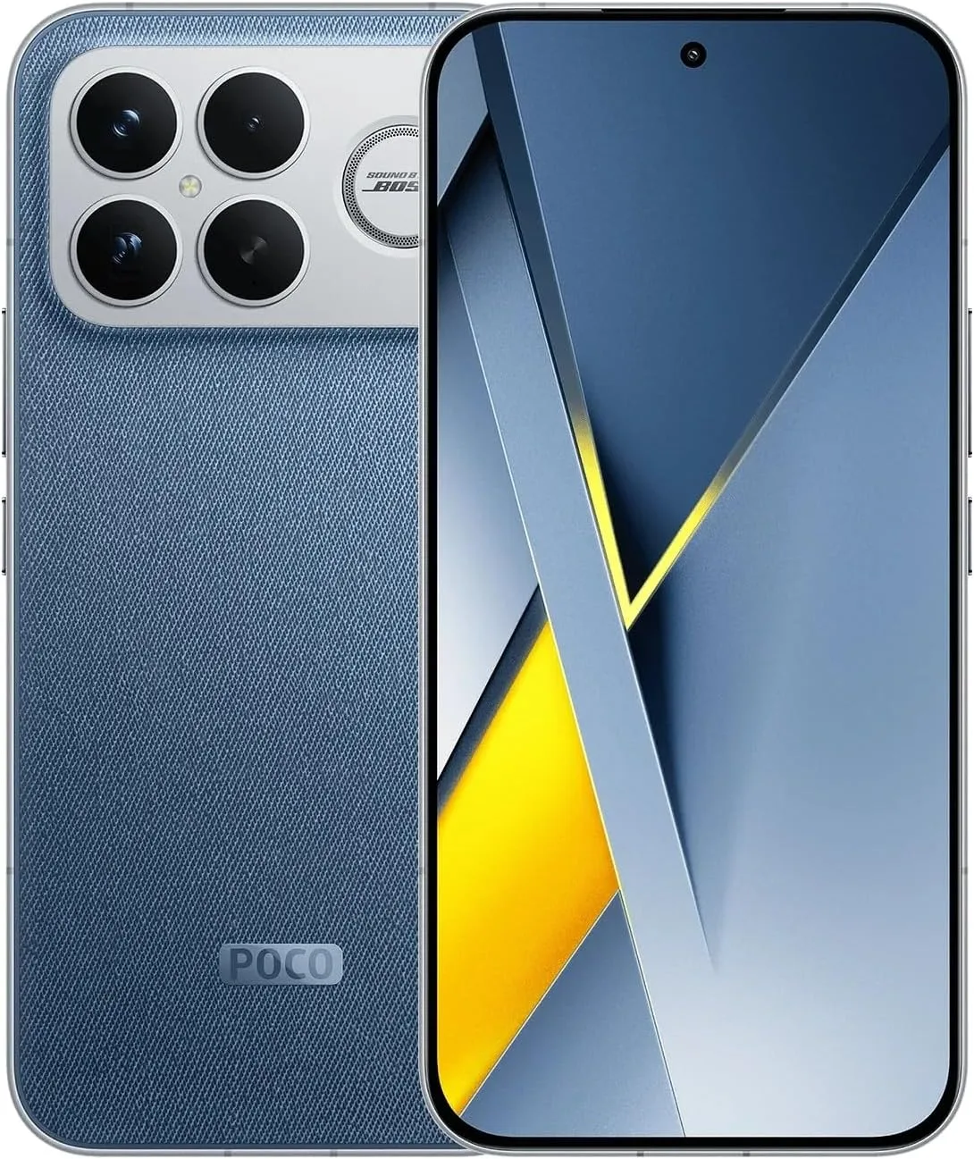 XIAOMI Poco F8 Ultra 5G Ai (Compatible with Tmobile Mint Tello & Global) (256GB + 12GB) Ai 2K 6.9" Bose Sound 50MP Gamers Phone NFC Dual sim Unlocked Model 25102PCBEG (Denim Blue)
