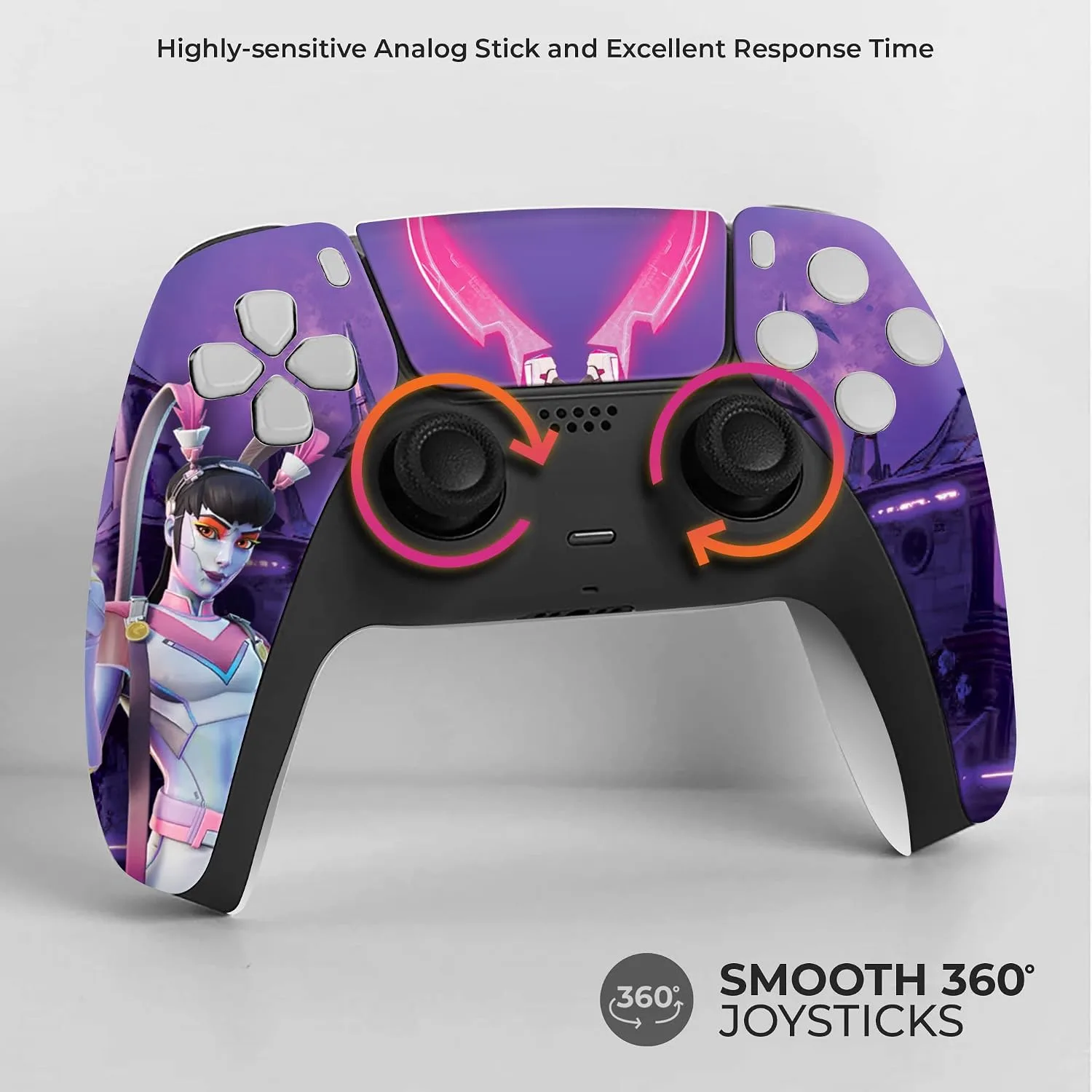 Tassukki 2.0 Custom PS-5 Controller Wireless compatible with Play-Station 5 Console by BCB Controllers | Proudly Customized in USA with Permanent HYDRO-DIP Printing (NOT JUST A SKIN) (MODDED)