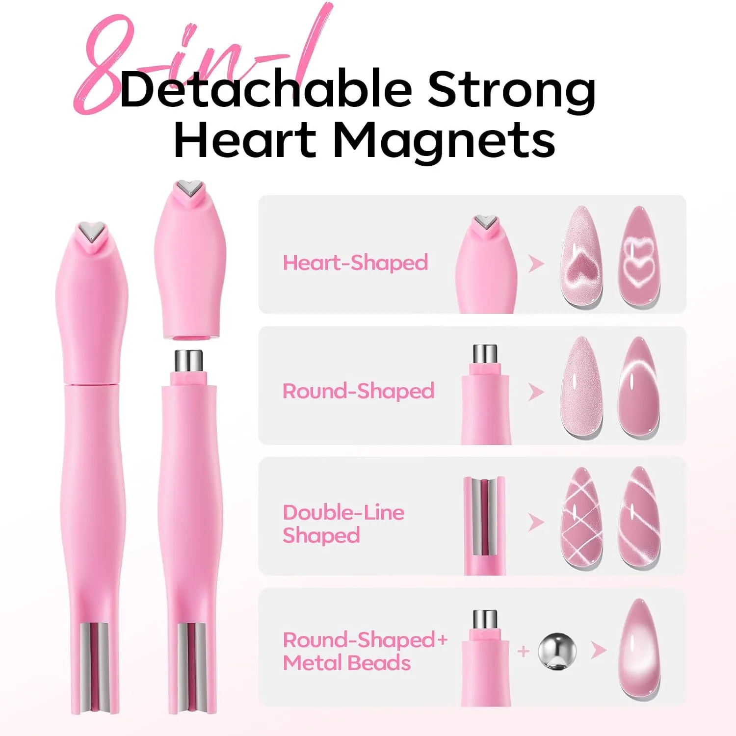 modelones Cat Eye Magnet Nail Magnets Cateye Fall Brown Gel Polish Stuff