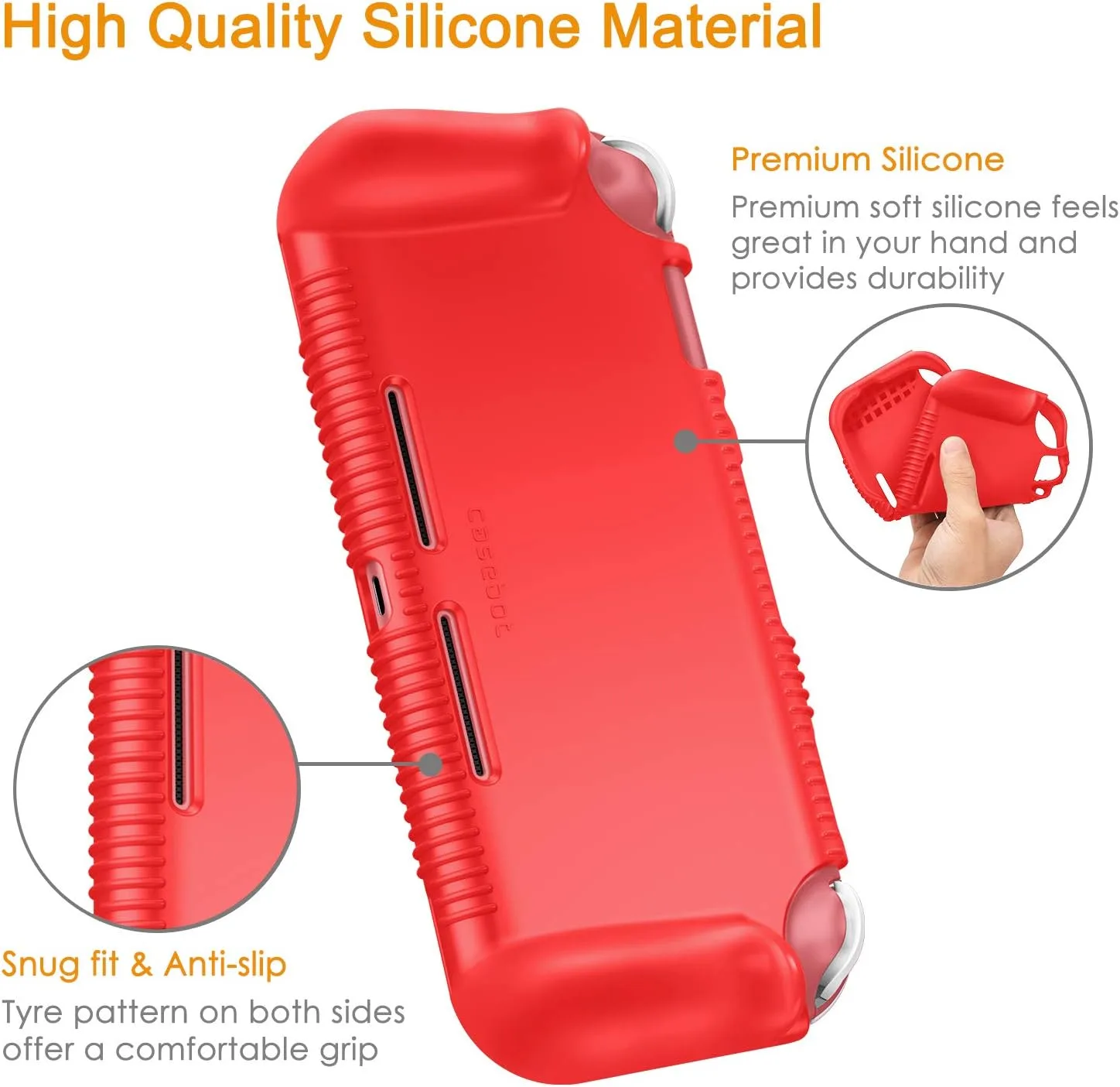 FINTIE Soft Silicone Protective Case for Nintendo Switch Lite 2019