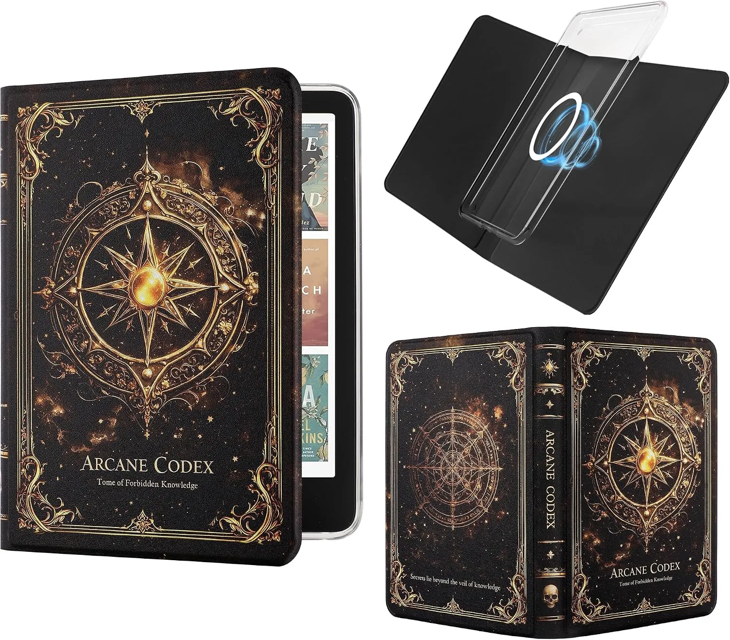 Magnetic Book Cover Case for 7'' Kindle Paperwhite & Colorsoft