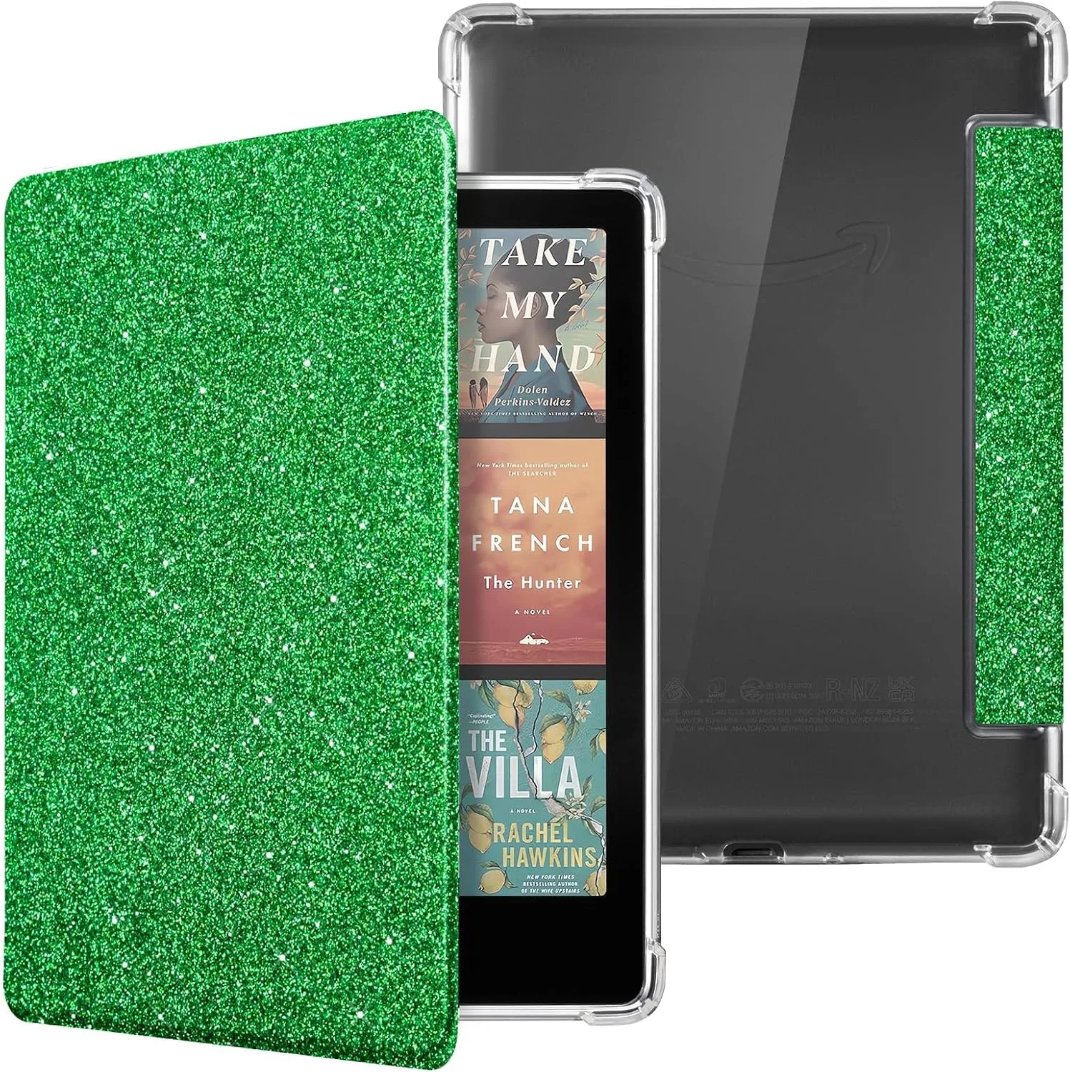 Estuche CoBak para Ereader 7" con cubierta de cuero PU y respaldo de silicona transparente